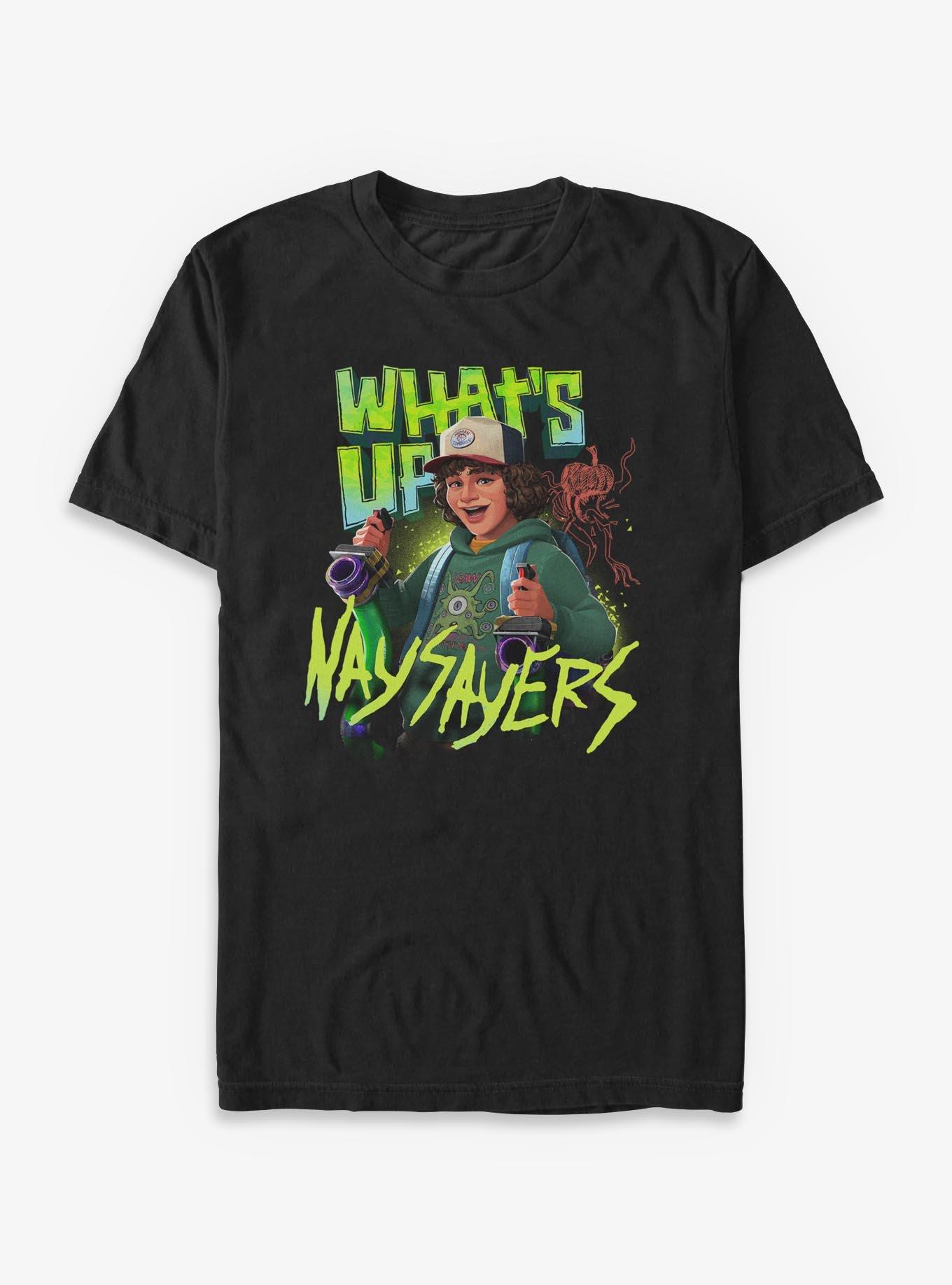 Stranger Things Tales From 85 What's Up Naysayers Dustin T-Shirt, , hi-res