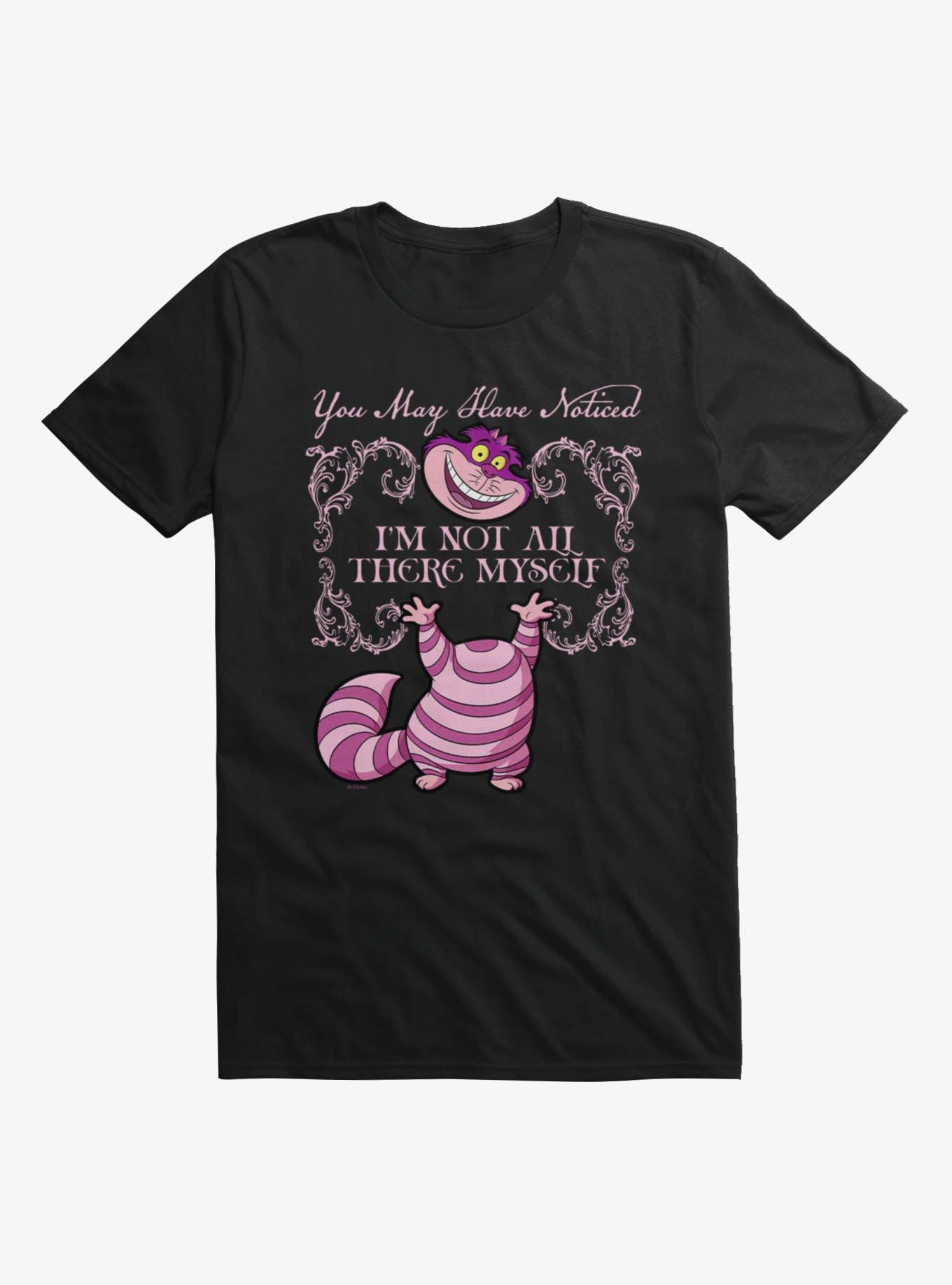 Disney Alice In Wonderland Notice Cat Is Not All Here Cheshire T-Shirt, , hi-res