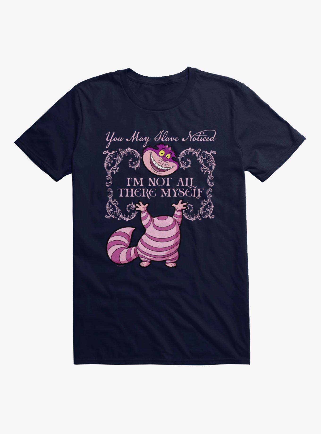Disney Alice In Wonderland Notice Cat Is Not All Here Cheshire T-Shirt, , hi-res