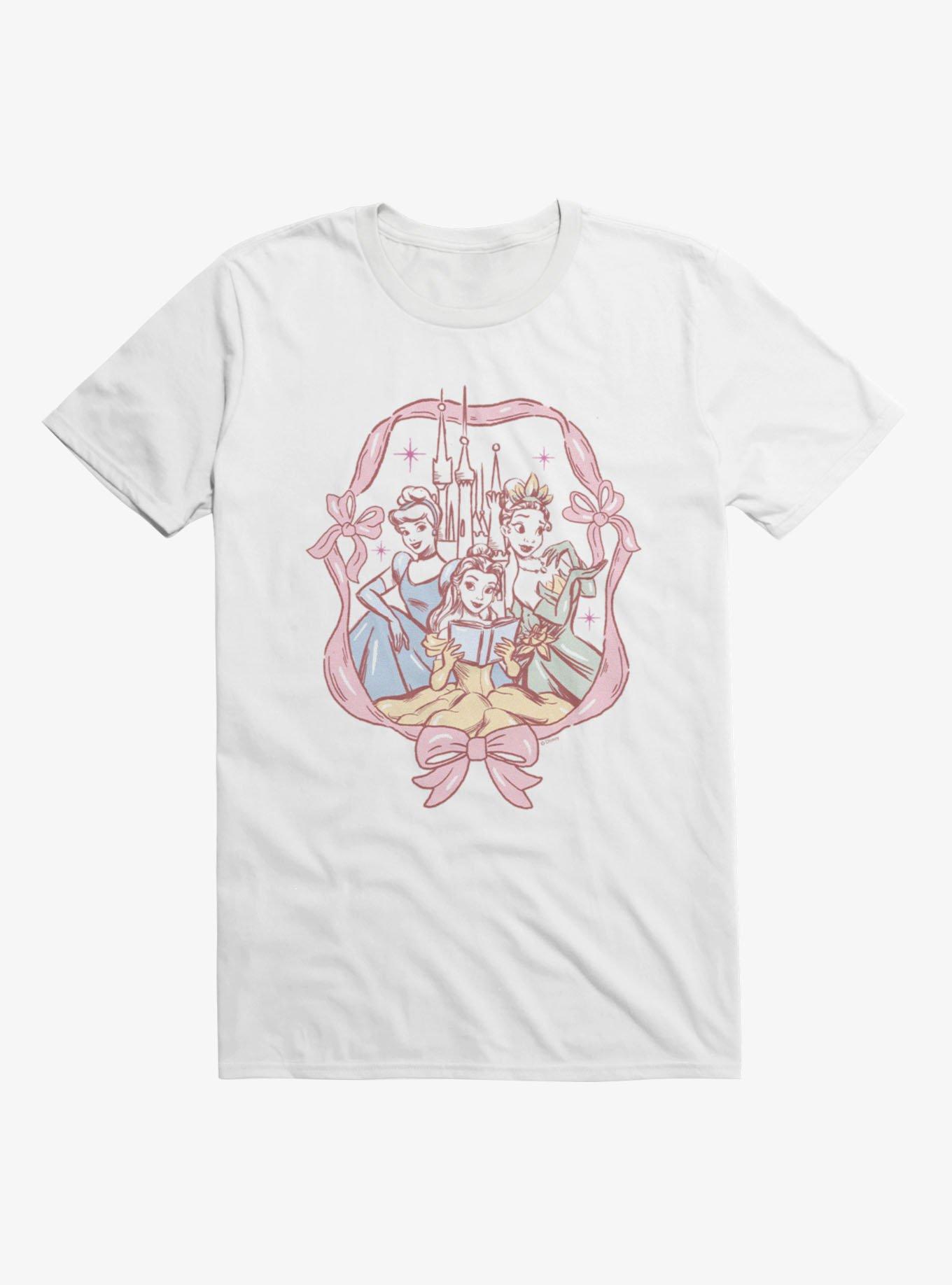 Disney Princesses Trio Of Ribbons Aurora Belle & Tiana T-Shirt, , hi-res