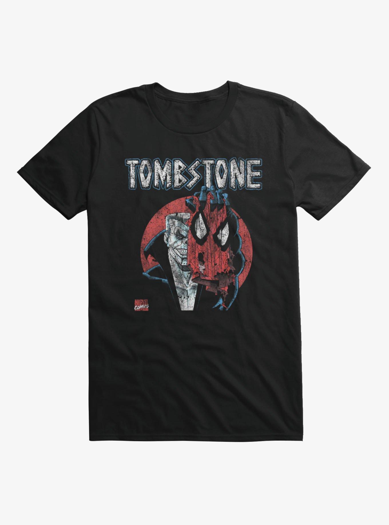 Marvel Spider-Man Unmasked Tombstone T-Shirt, , hi-res