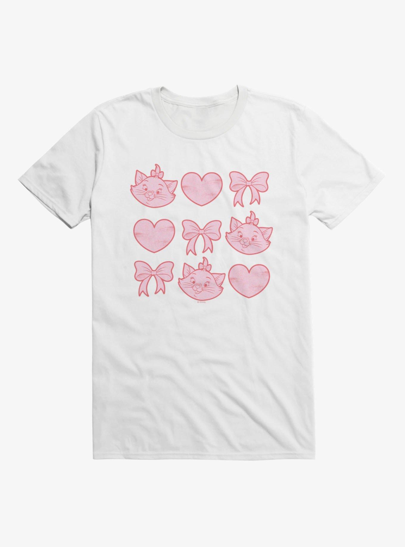 Disney Aristocats Marie Hearts And Bows T-Shirt, , hi-res