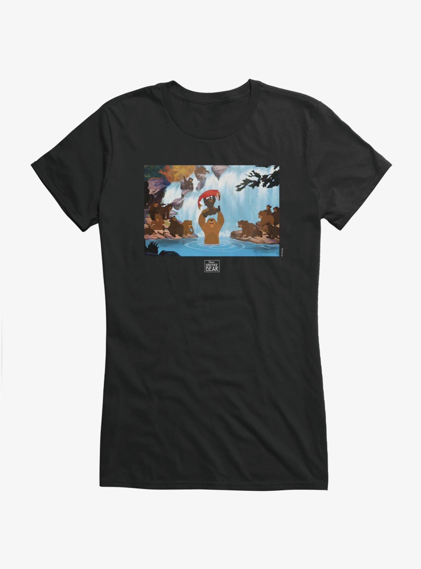 Disney Brother Bear Fish Catch Photo Girls T-Shirt, , hi-res