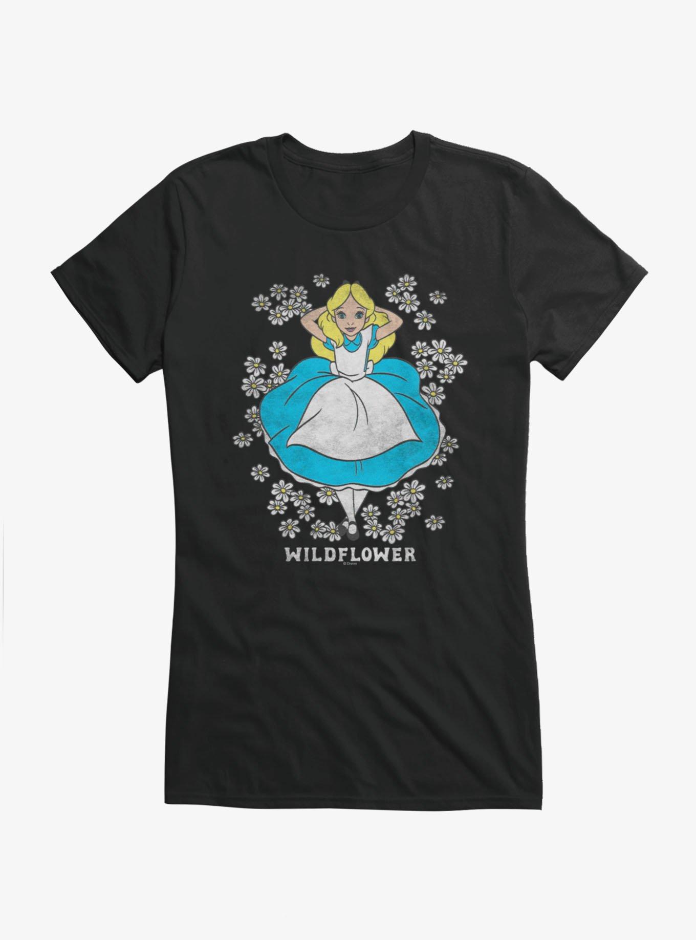 Disney Alice In Wonderland Wildflower Bed Girls T-Shirt, , hi-res