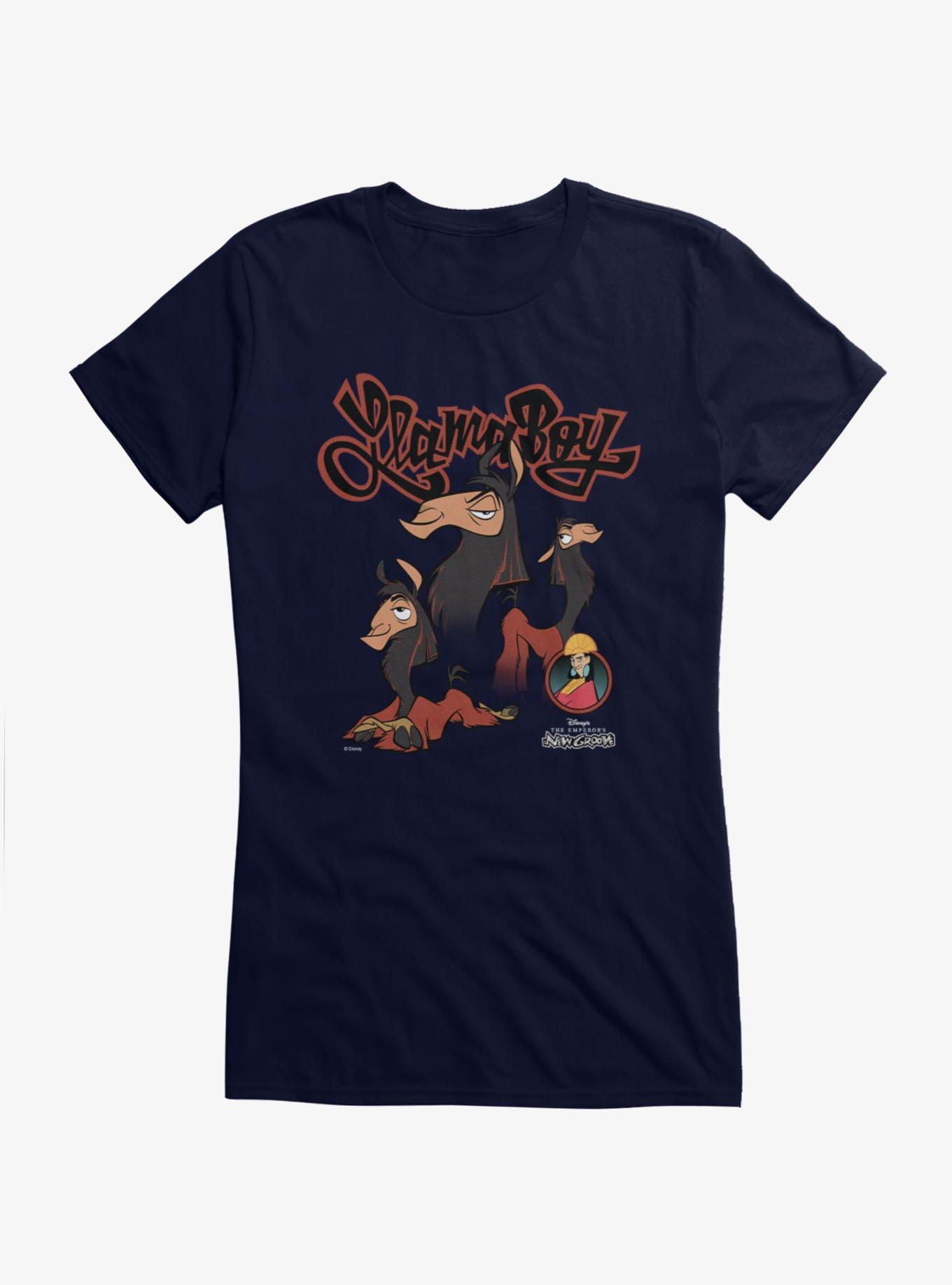 Disney The Emperor's New Groove Llama Boy Kuzco Collage Girls T-Shirt Hot Topic Exclusive, , hi-res