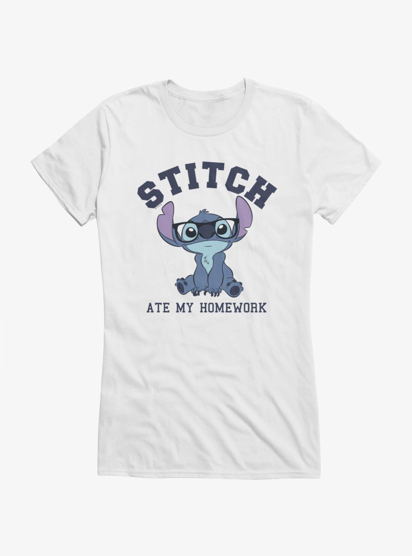 Disney Lilo & Stitch Ate My Homework Girls T-Shirt, , hi-res