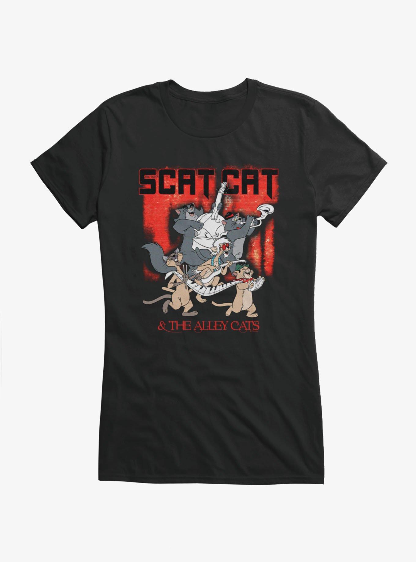 Disney Aristocats Scat Cat And The Alley Cats Girls T-Shirt