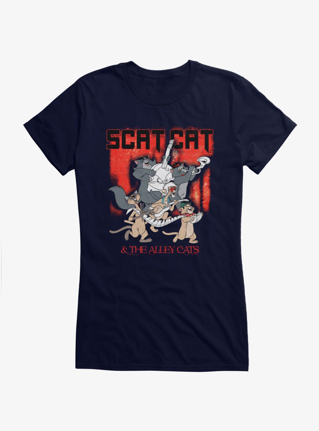 Disney Aristocats Scat Cat And The Alley Cats Girls T-Shirt