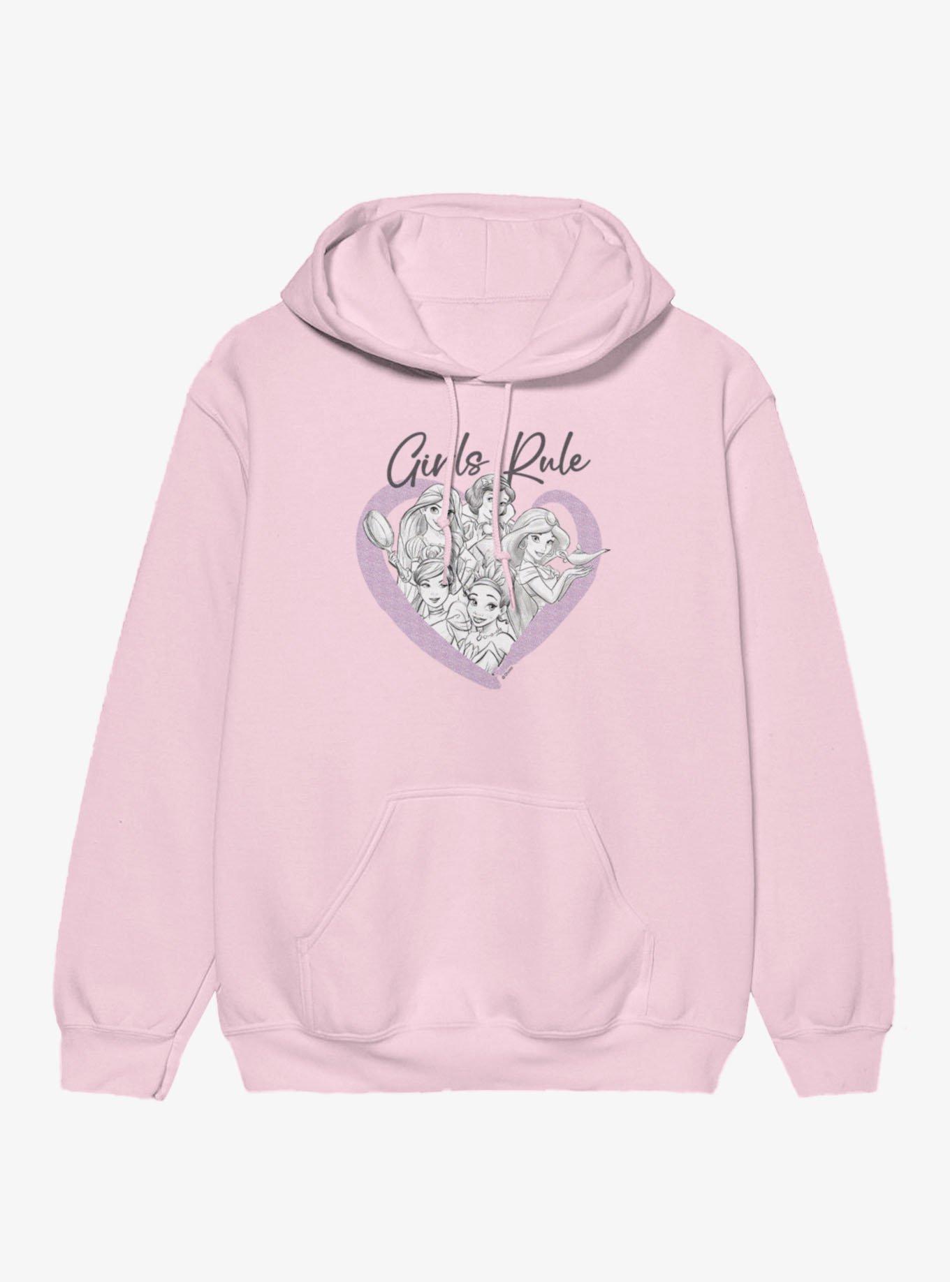 Disney Princesses Girls Rule Heart Group Hoodie, , hi-res