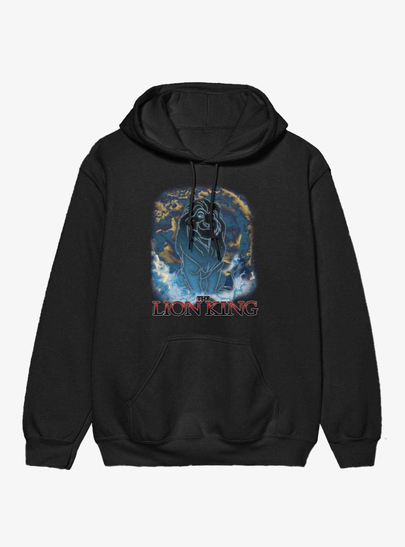 Disney The Lion King Mufasa Cloud Constellations Hoodie, BLACK, hi-res