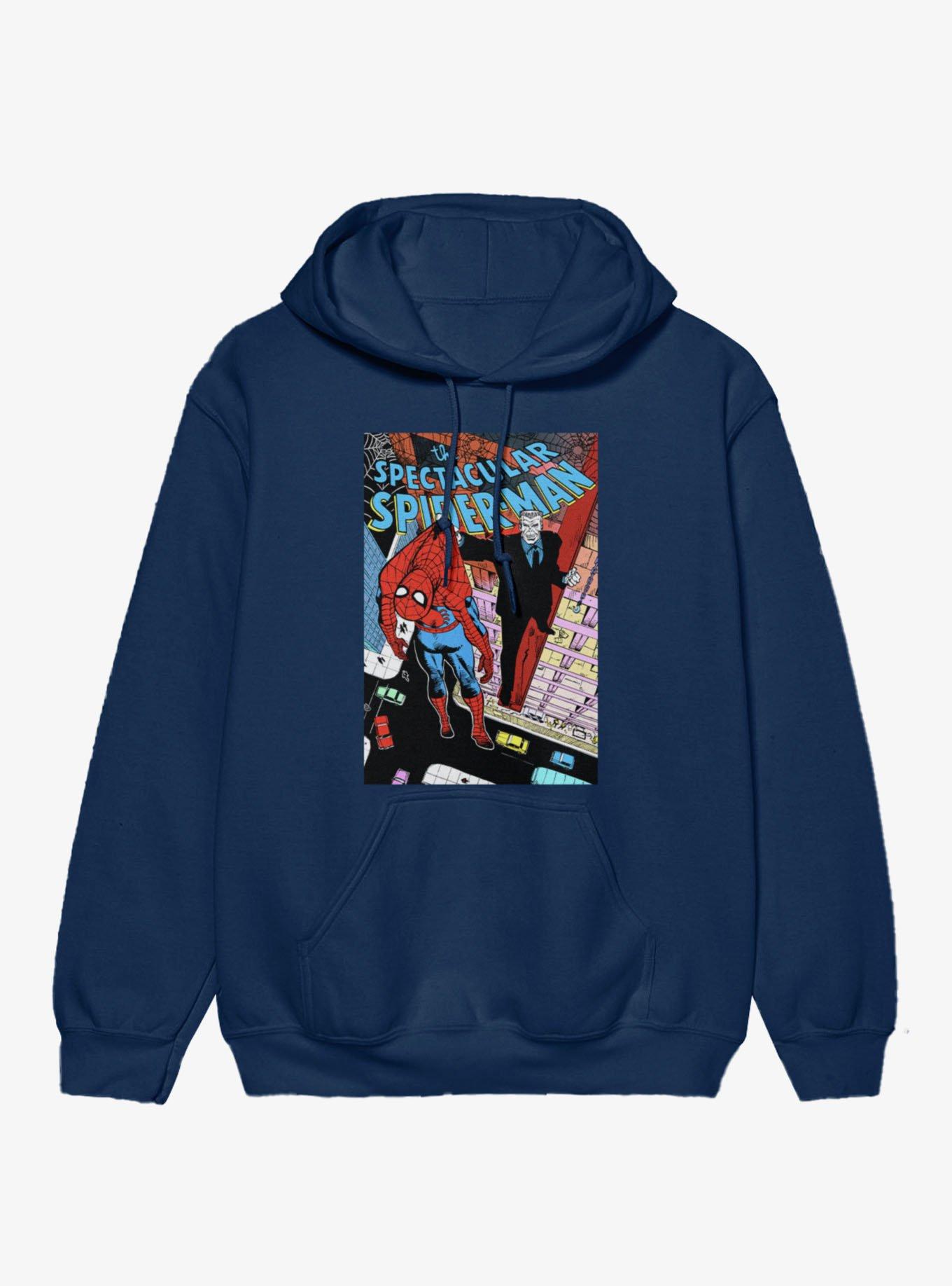 Marvel Spider-Man Held Up By Tombstone Comic Cover Hoodie, , hi-res