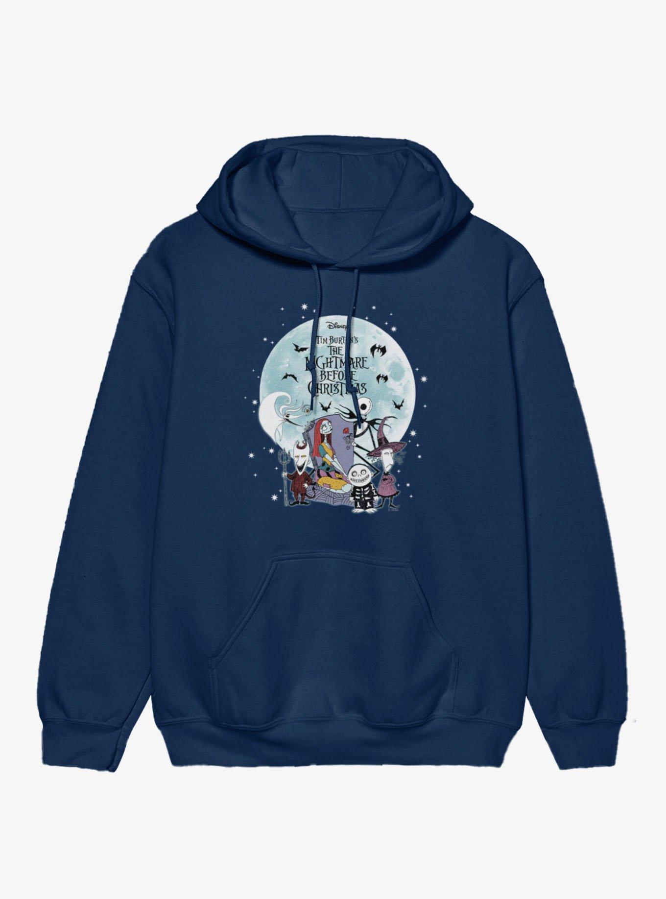 Disney Nightmare Before Christmas Big Moon Grave Friends Hoodie, , hi-res