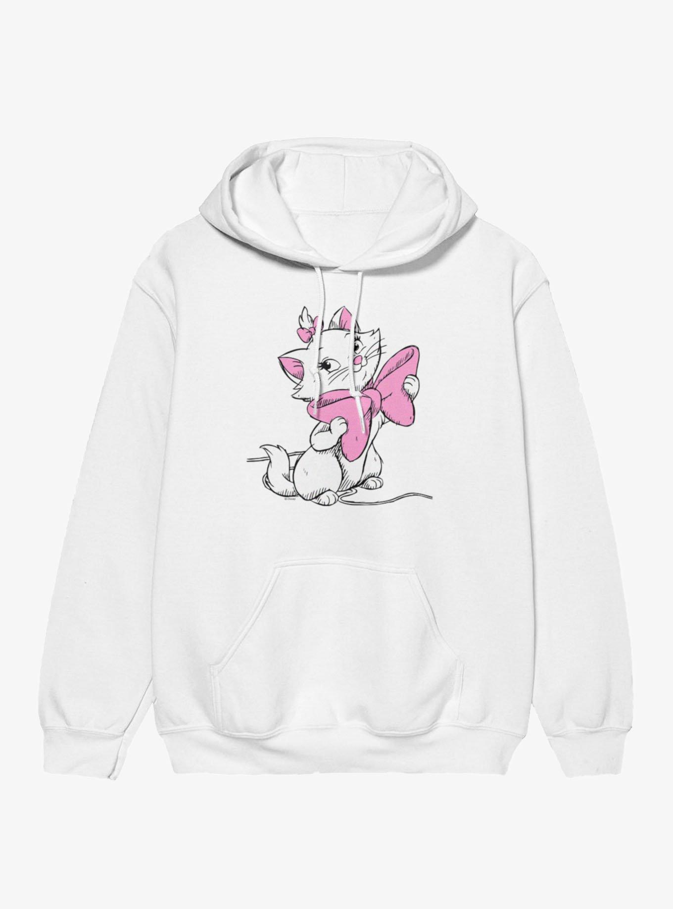 Disney Aristocats Marie Big Bow Hoodie, , hi-res