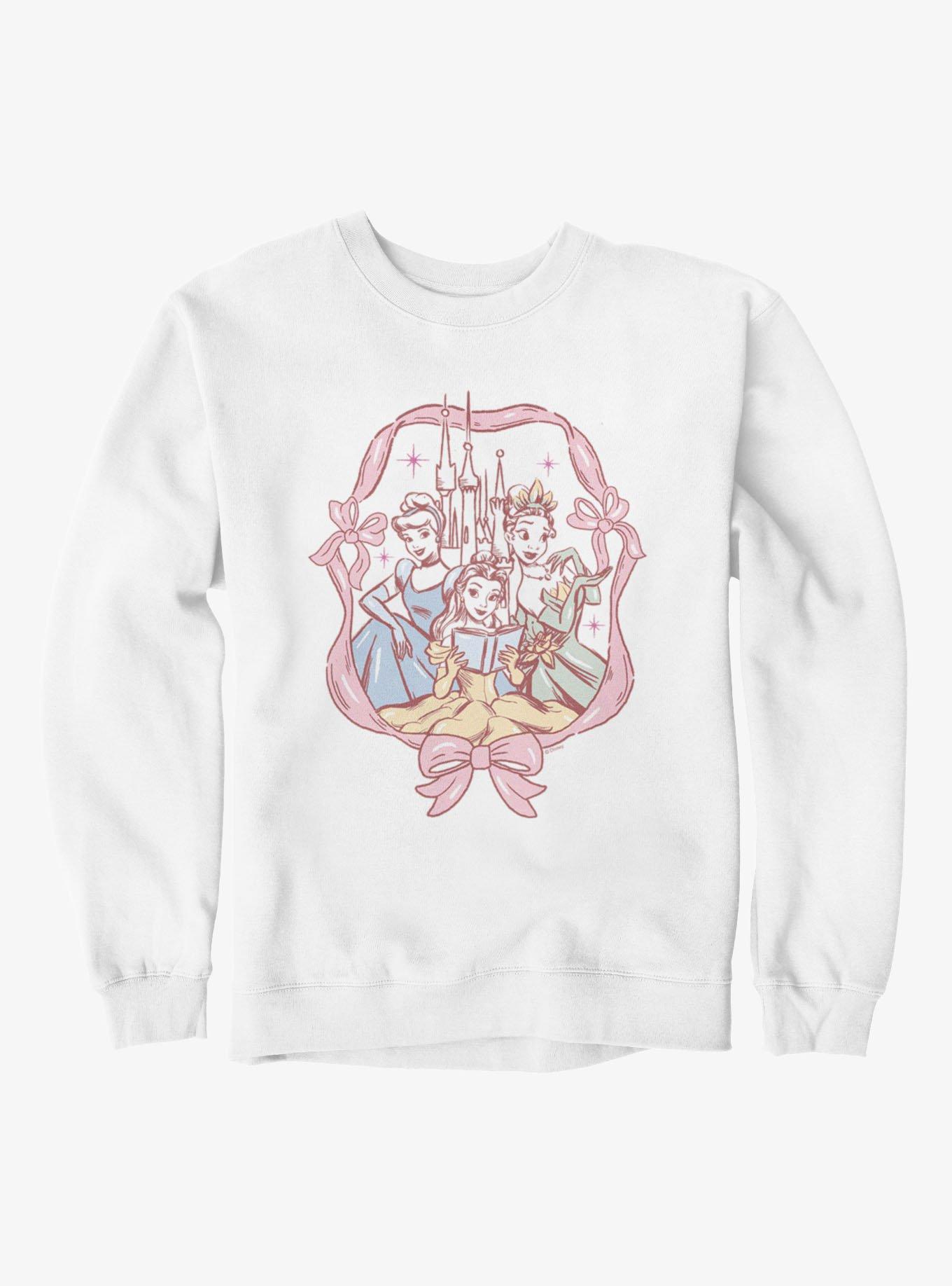 Disney Princesses Trio Of Ribbons Aurora Belle & Tiana Sweatshirt