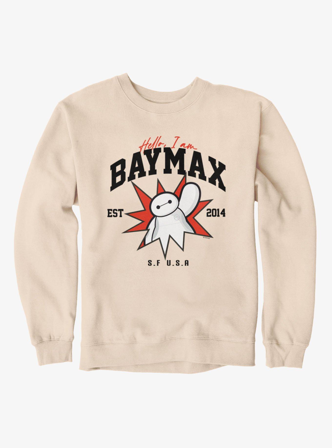 Disney Big Hero 6 Hello Baymax Star Sweatshirt