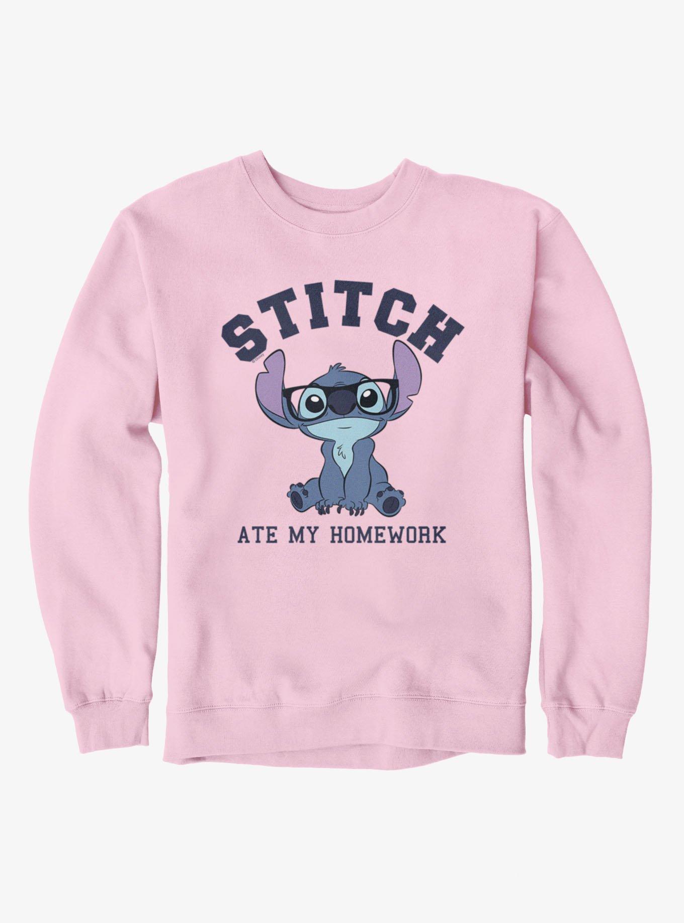Disney Lilo & Stitch Ate My Homework Sweatshirt, , hi-res