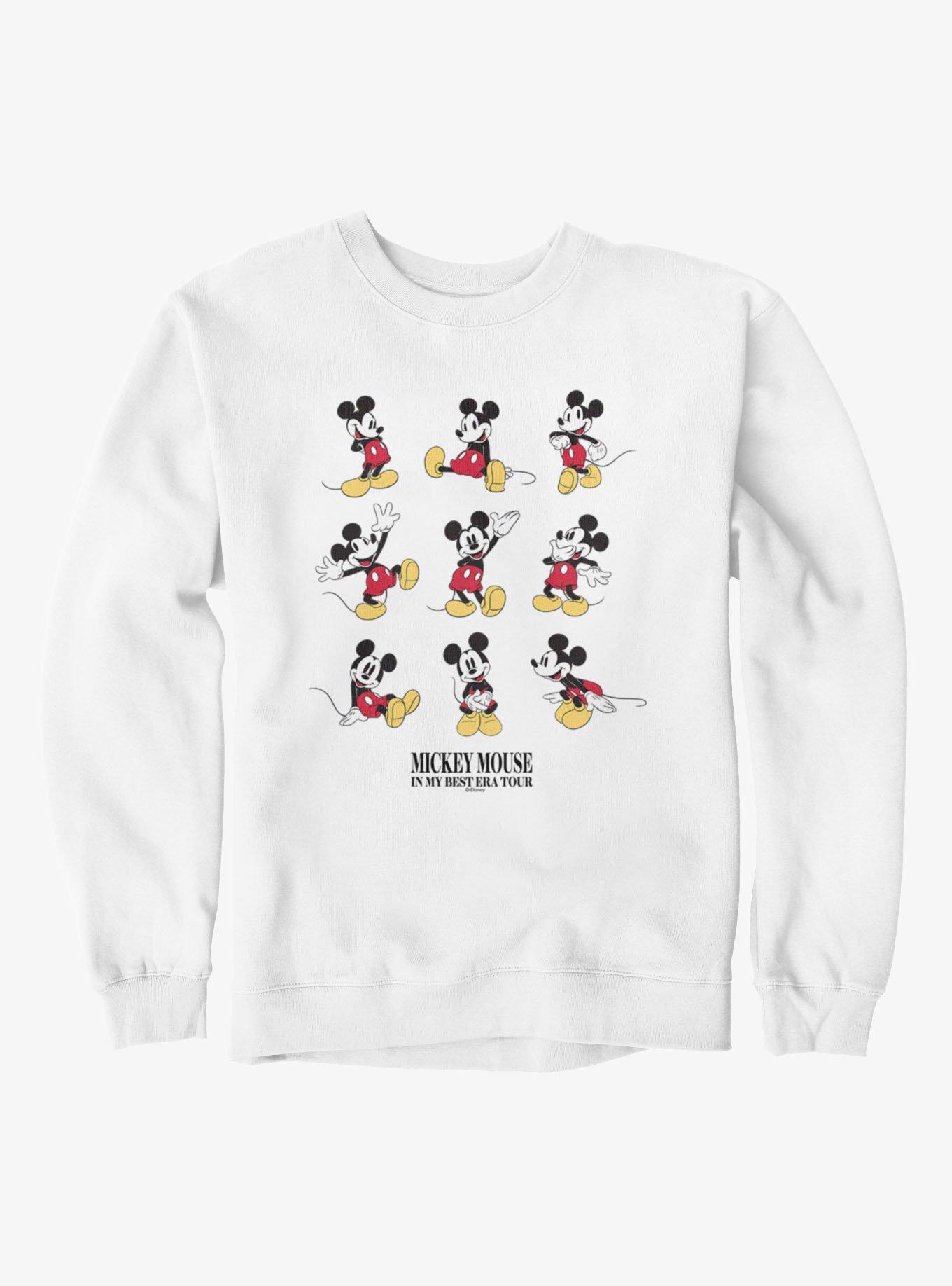 Disney Mickey Mouse Best Era Tour Poses Sweatshirt