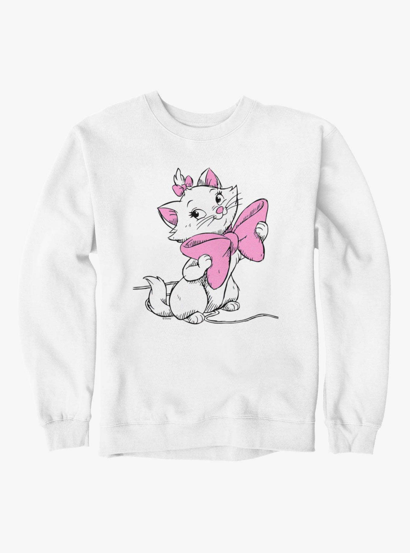 Disney Aristocats Marie Big Bow Sweatshirt, , hi-res