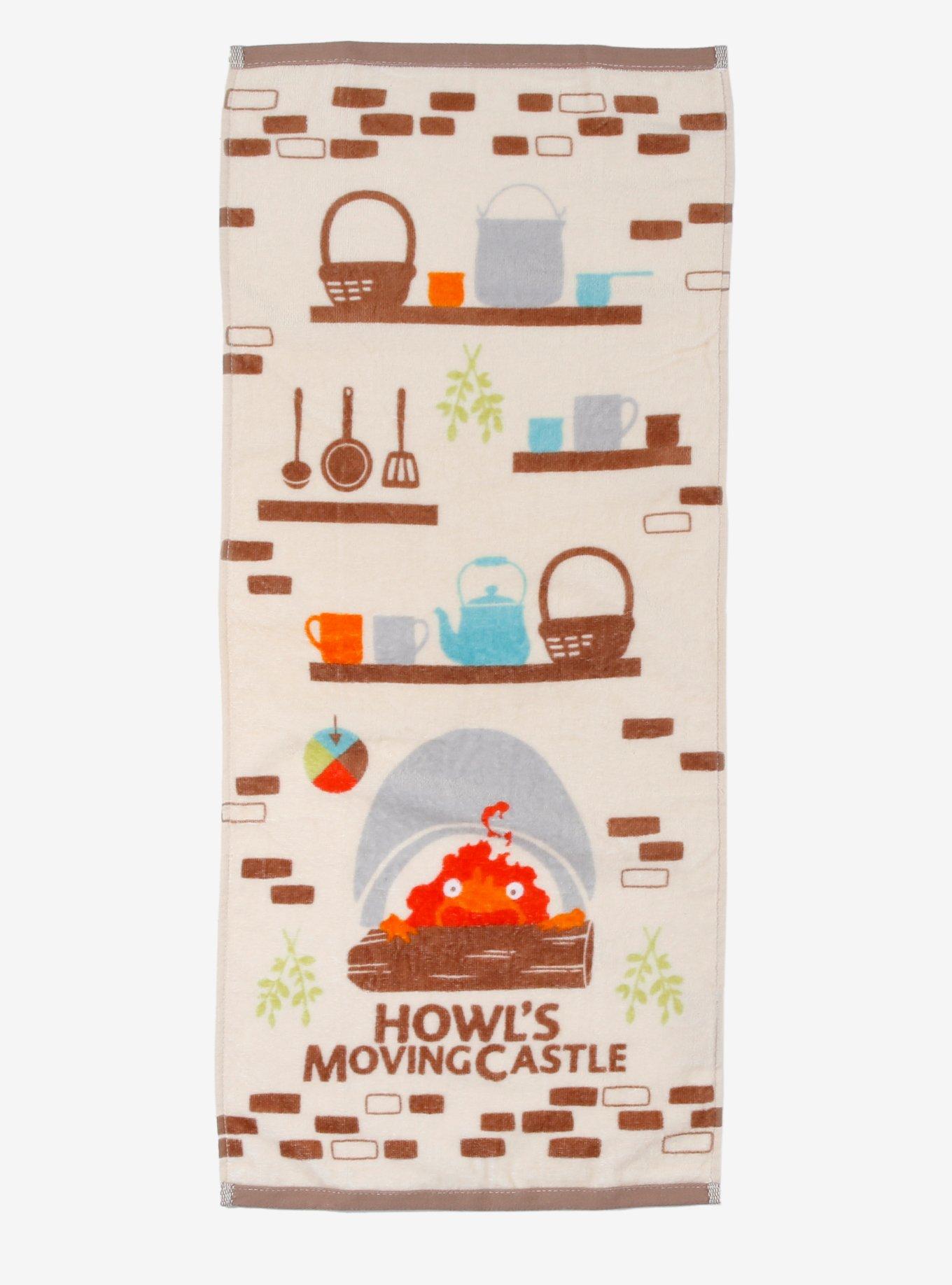 Studio Ghibli&reg; Howl's Moving Castle Calcifer Face Towel, , hi-res