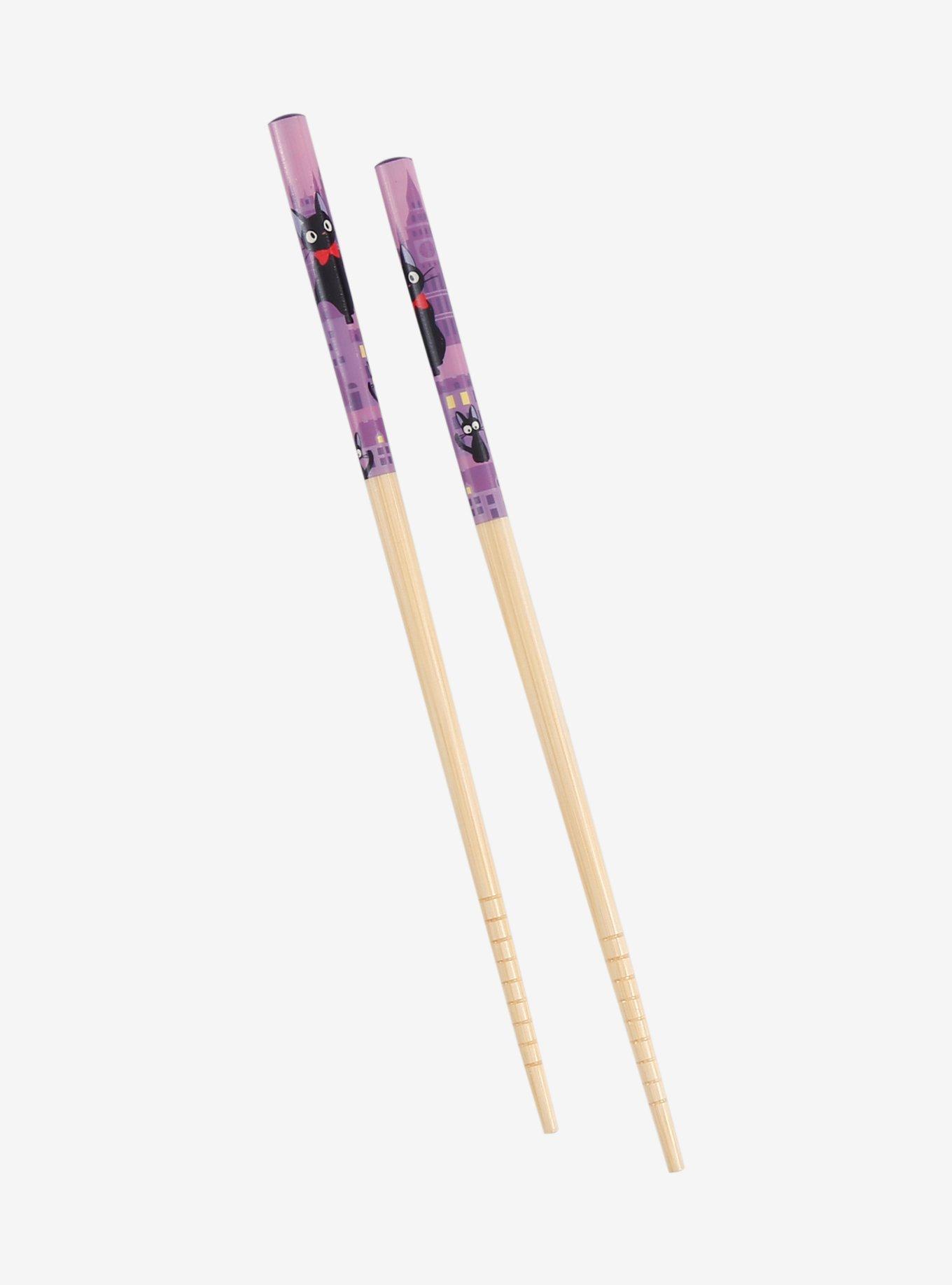 Studio Ghibli&reg; Kiki's Delivery Service Purple Jiji Chopsticks, , hi-res