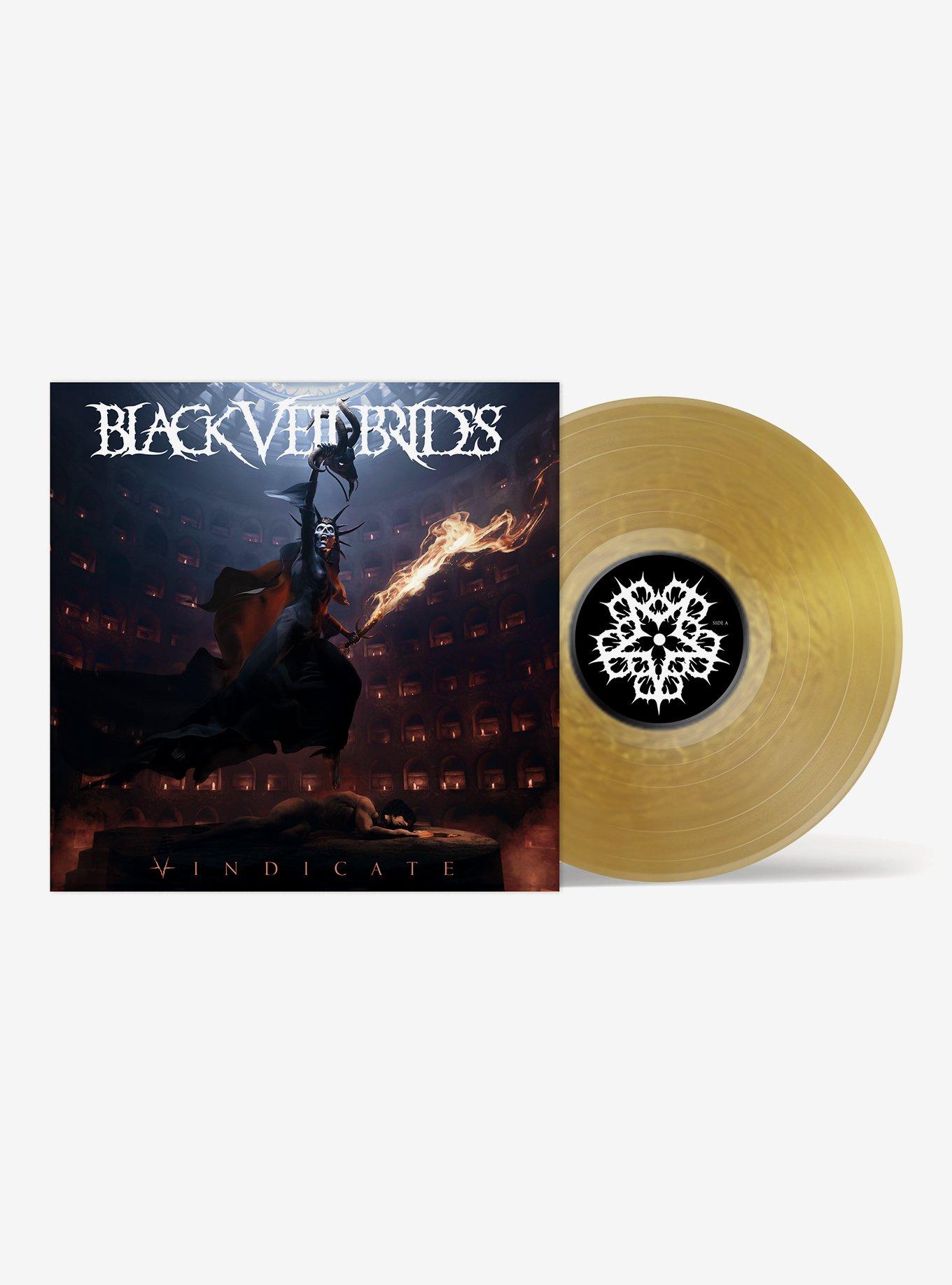 Black Veil Brides Vindicate (Gold) Vinyl LP Hot Topic Exclusive, , hi-res