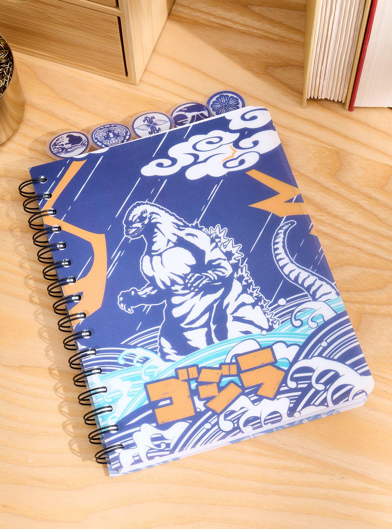 Godzilla Ocean Scene Figural Tab Journal - BoxLunch Exclusive, , hi-res