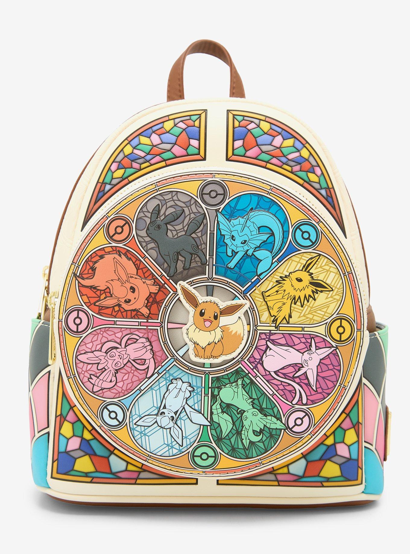 Loungefly Pokémon Eevee Evolutions Stained Glass Mini Backpack - BoxLunch Exclusive