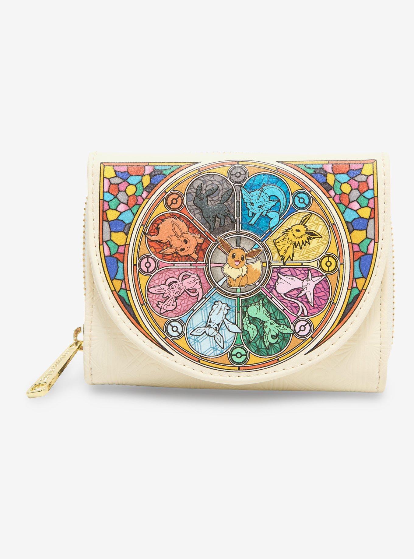 Loungefly Pokémon Eevee Evolutions Stained Glass Wallet - BoxLunch Exclusive