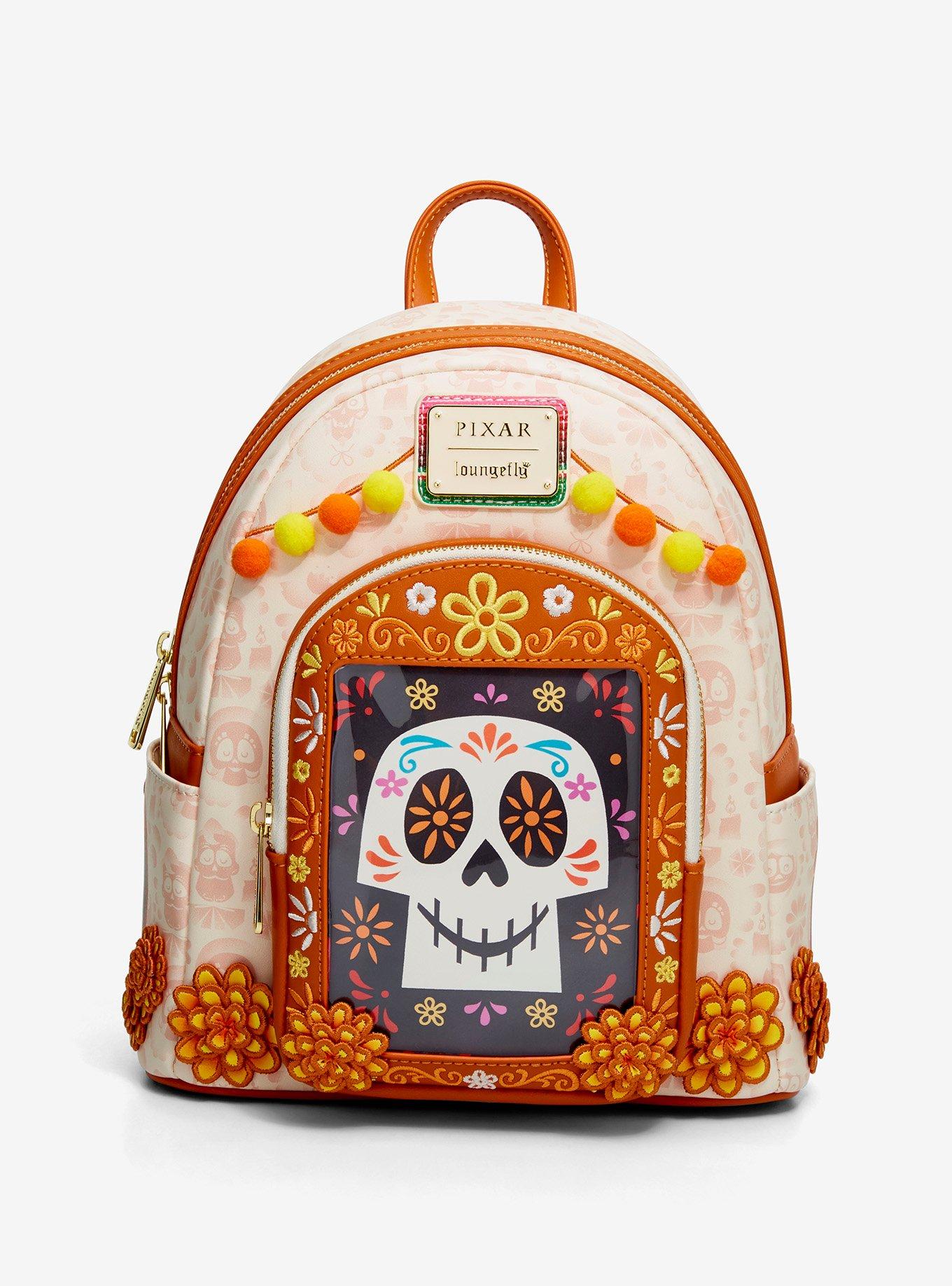 Loungefly Disney Pixar Coco Photo Frame Day of the Dead Mini Backpack - BoxLunch Exclusive