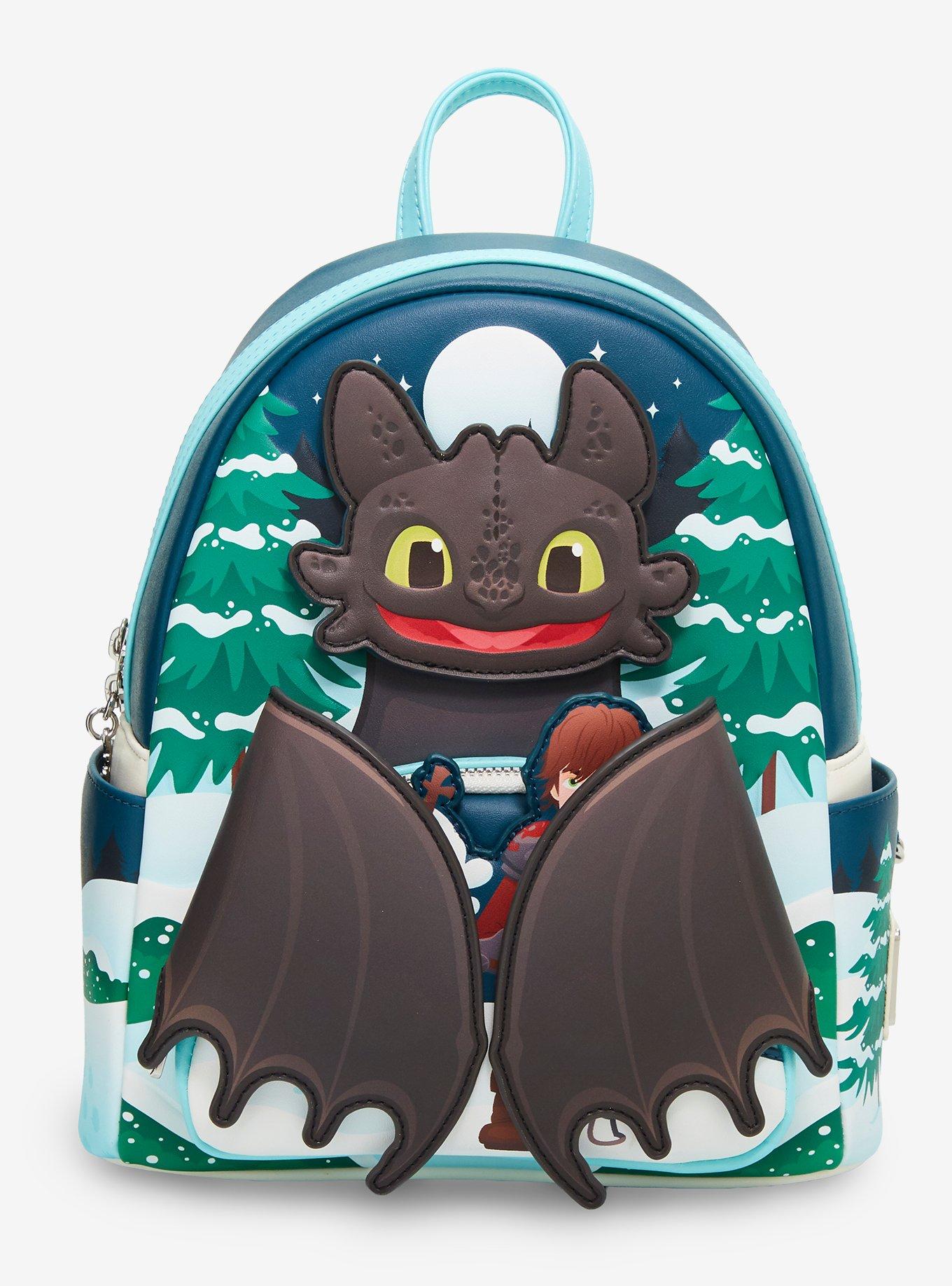 Loungefly DreamWorks How to Train Your Dragon Winter Scene Mini Backpack - BoxLunch Exclusive