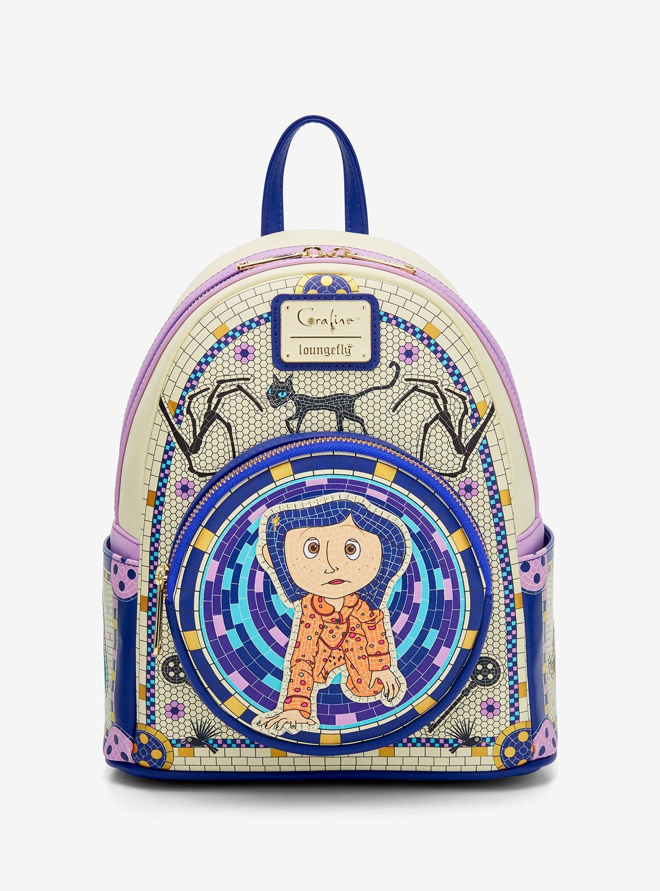 Loungefly Coraline Through the Tunnel Mosaic Mini Backpack - BoxLunch Exclusive