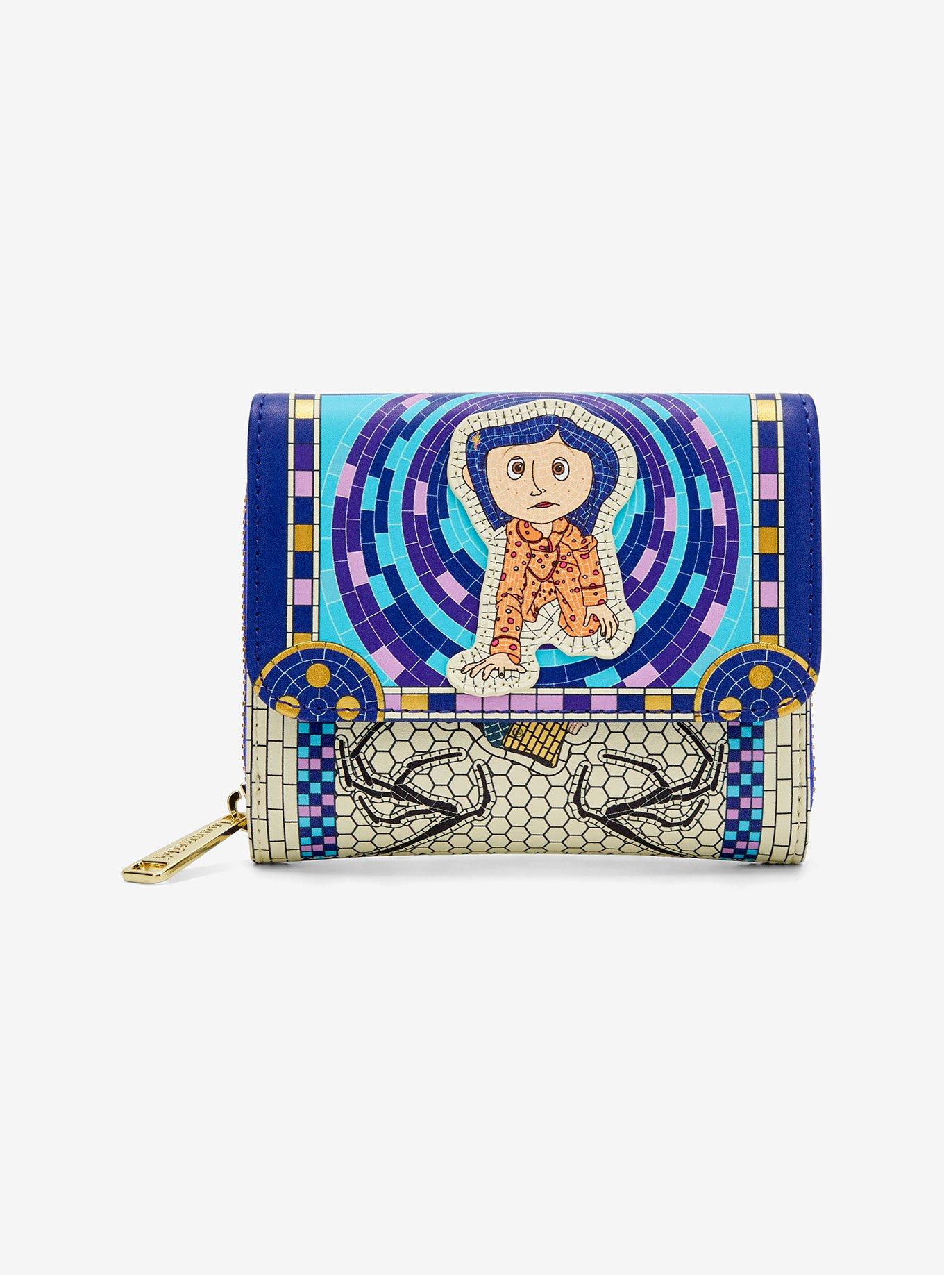 Loungefly Coraline Through the Tunnel Mosaic Wallet - BoxLunch Exclusive