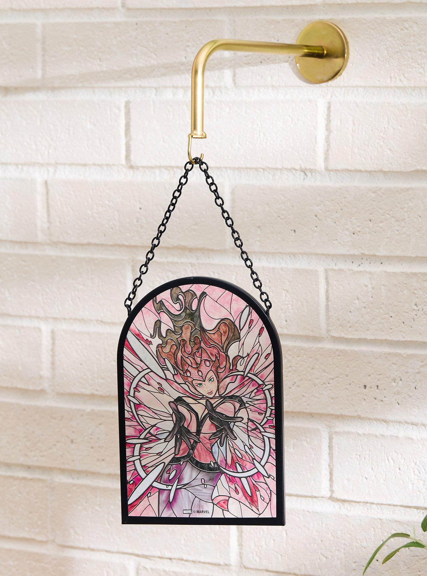 Marvel Scarlet Witch Stained Glass Wall Art &mdash; BoxLunch Exclusive, , hi-res