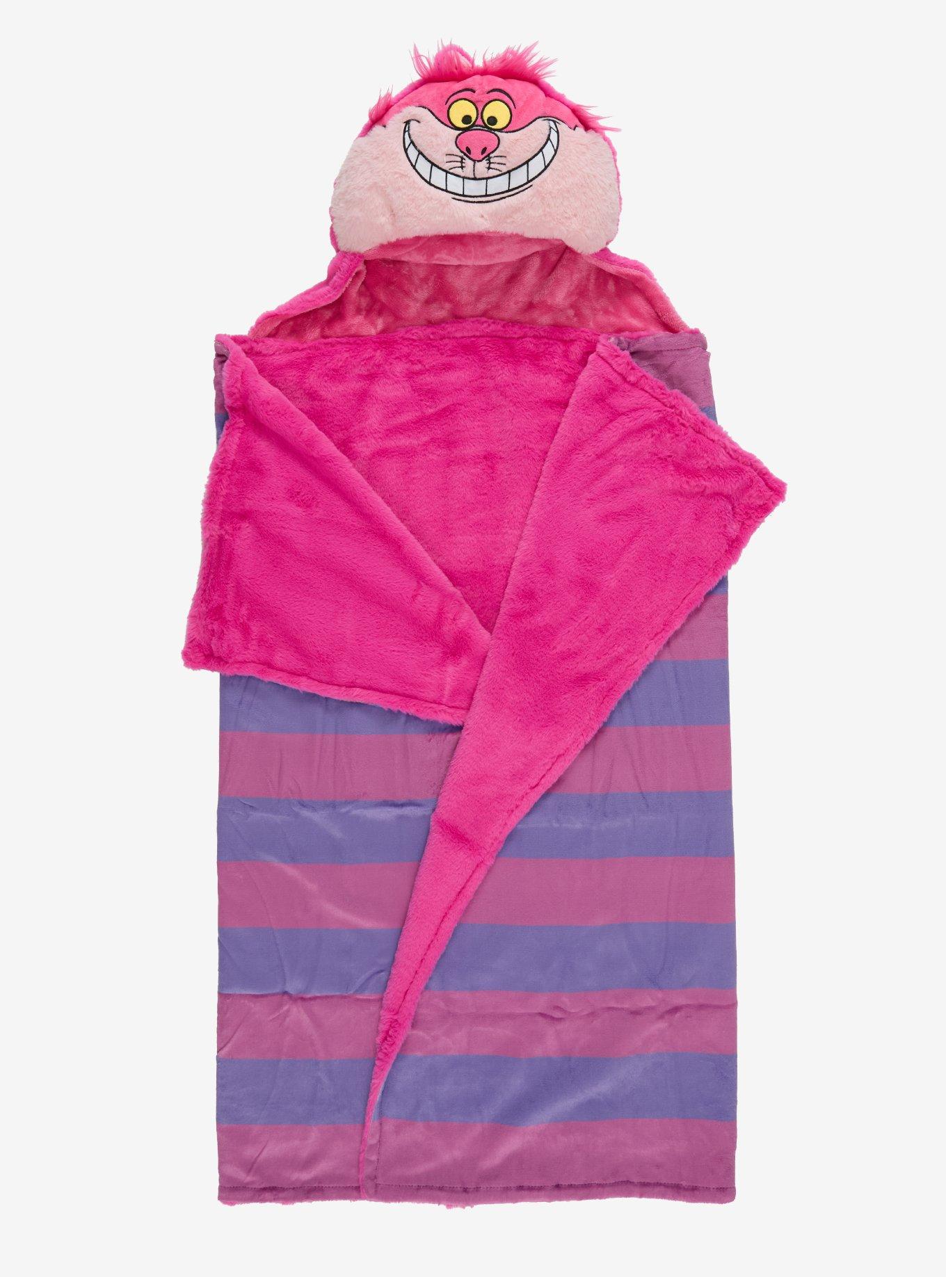 Disney Alice in Wonderland The Cheshire Cat Hooded Plush Throw - BoxLunch Exclusive