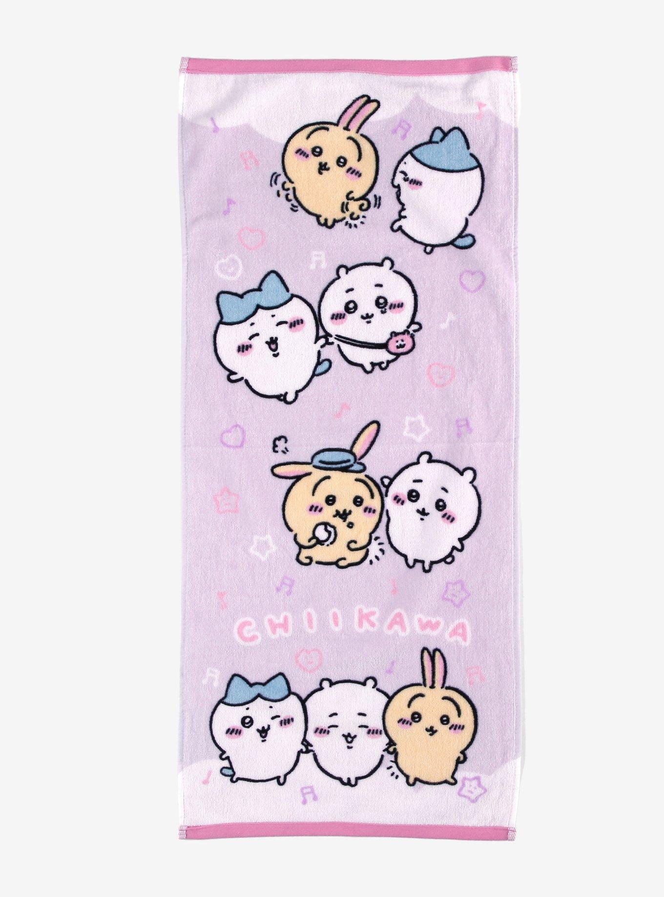 Chiikawa Group Hangout Face Towel, , hi-res