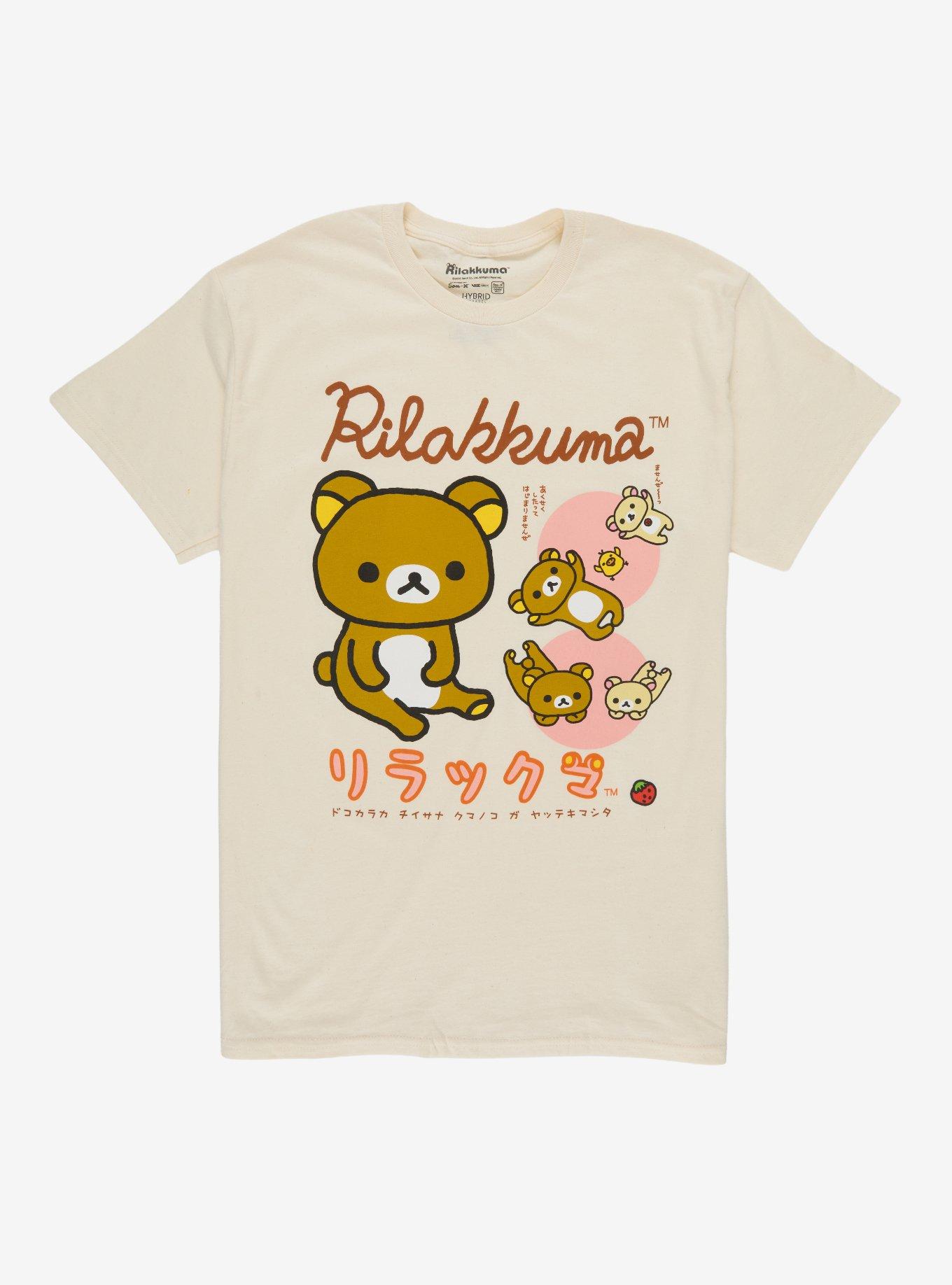 Rilakkuma Friends Japanese Text T-Shirt | Hot Topic