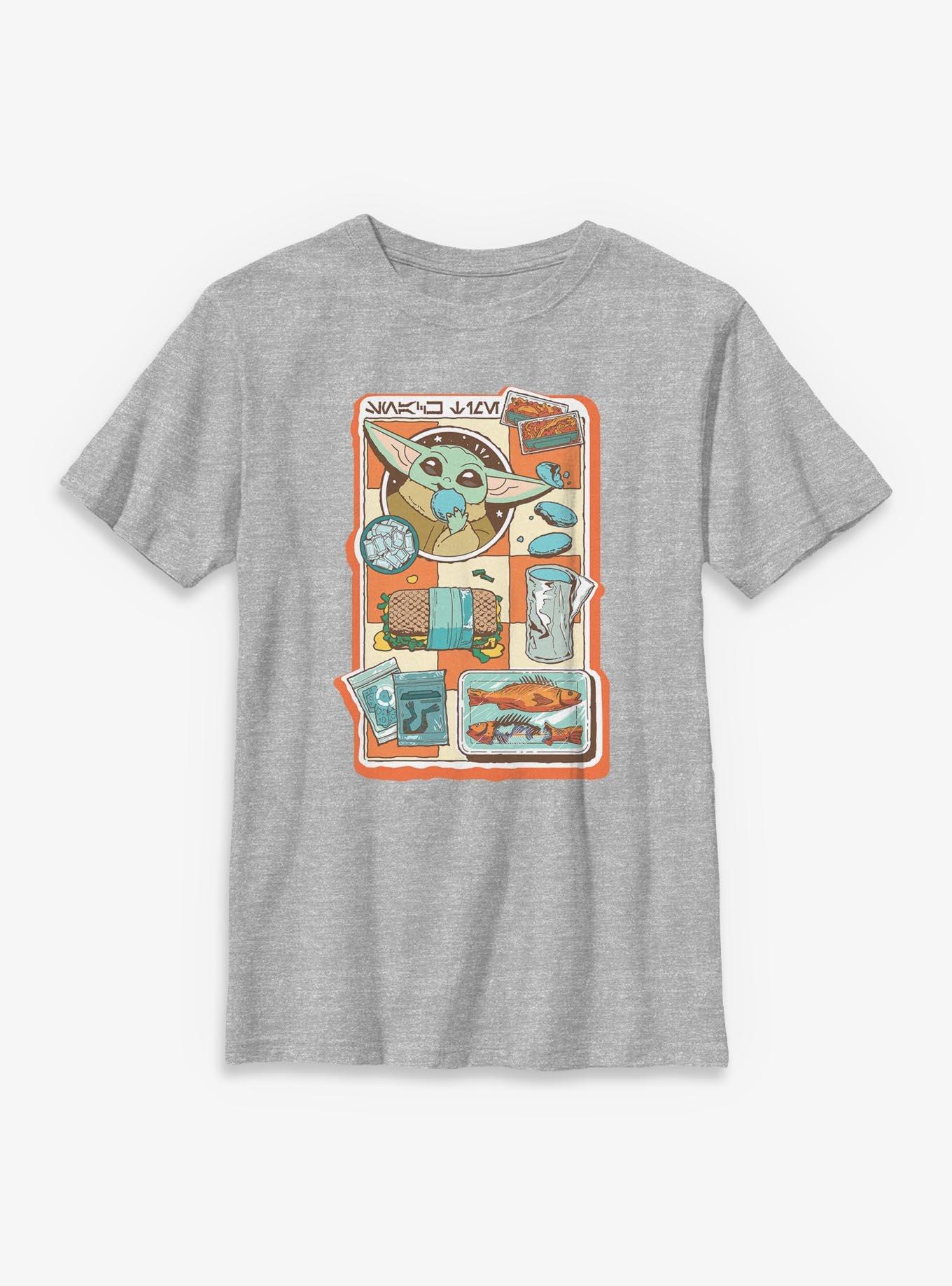 Star Wars: The Mandalorian And Grogu Grogu Snack Time Youth T-Shirt, , hi-res