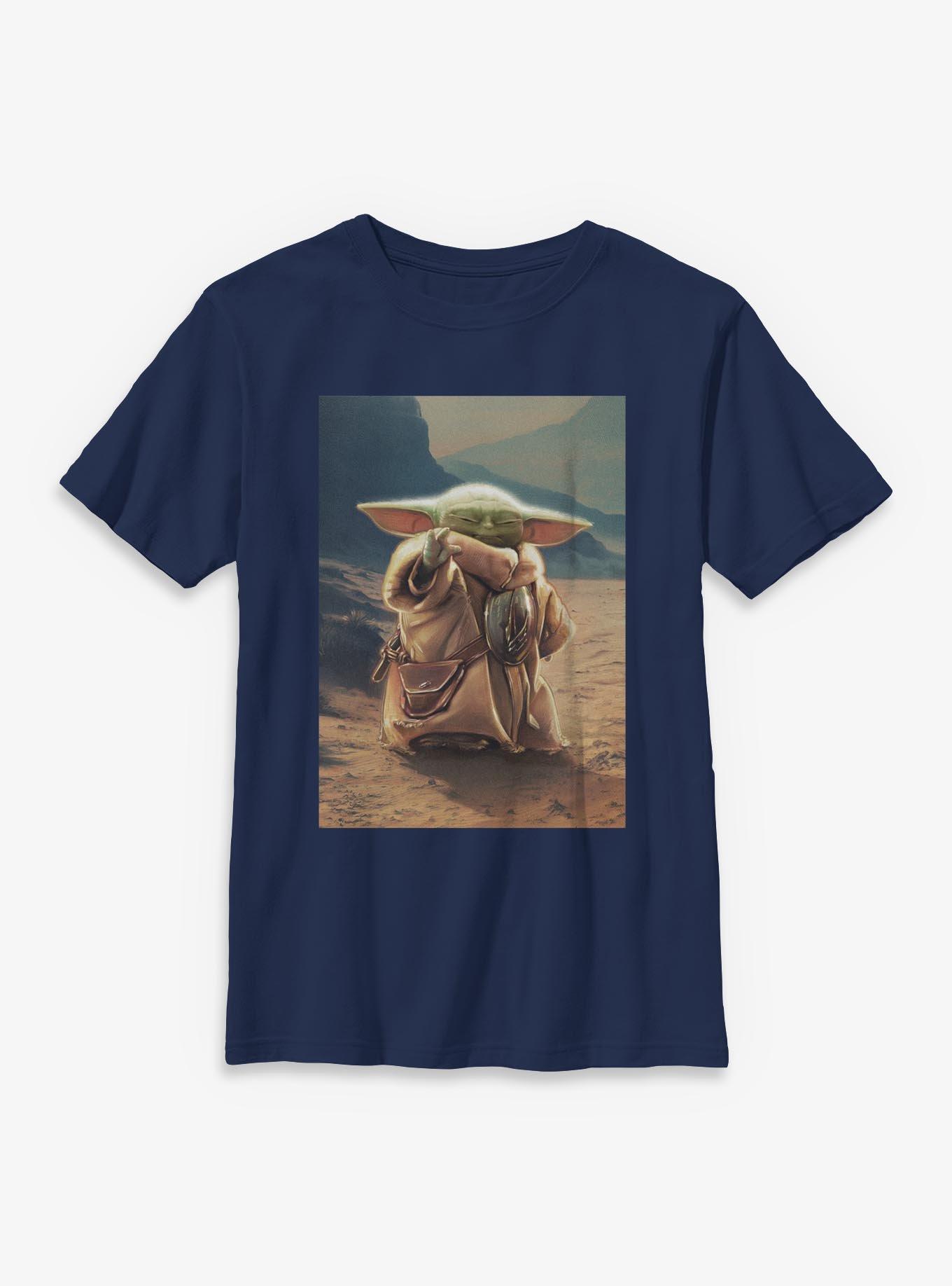 Star Wars: The Mandalorian And Grogu Grogu With The Force Poster Youth T-Shirt, , hi-res
