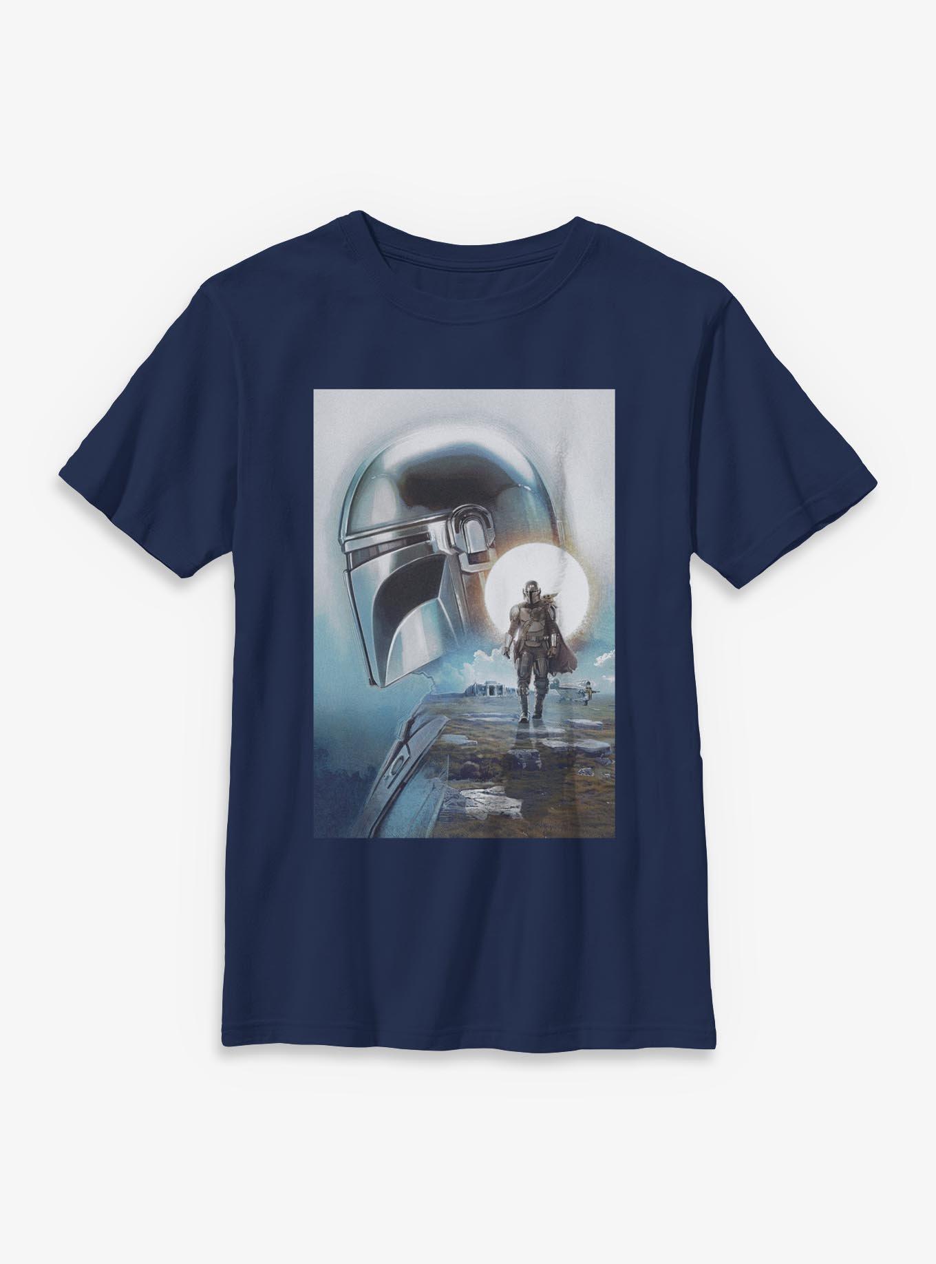 Star Wars: The Mandalorian And Grogu Profile Poster Youth T-Shirt, , hi-res