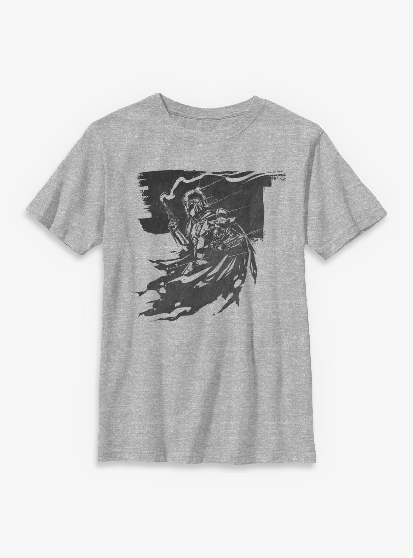 Star Wars: The Mandalorian And Grogu On The Way To Adventure Youth T-Shirt