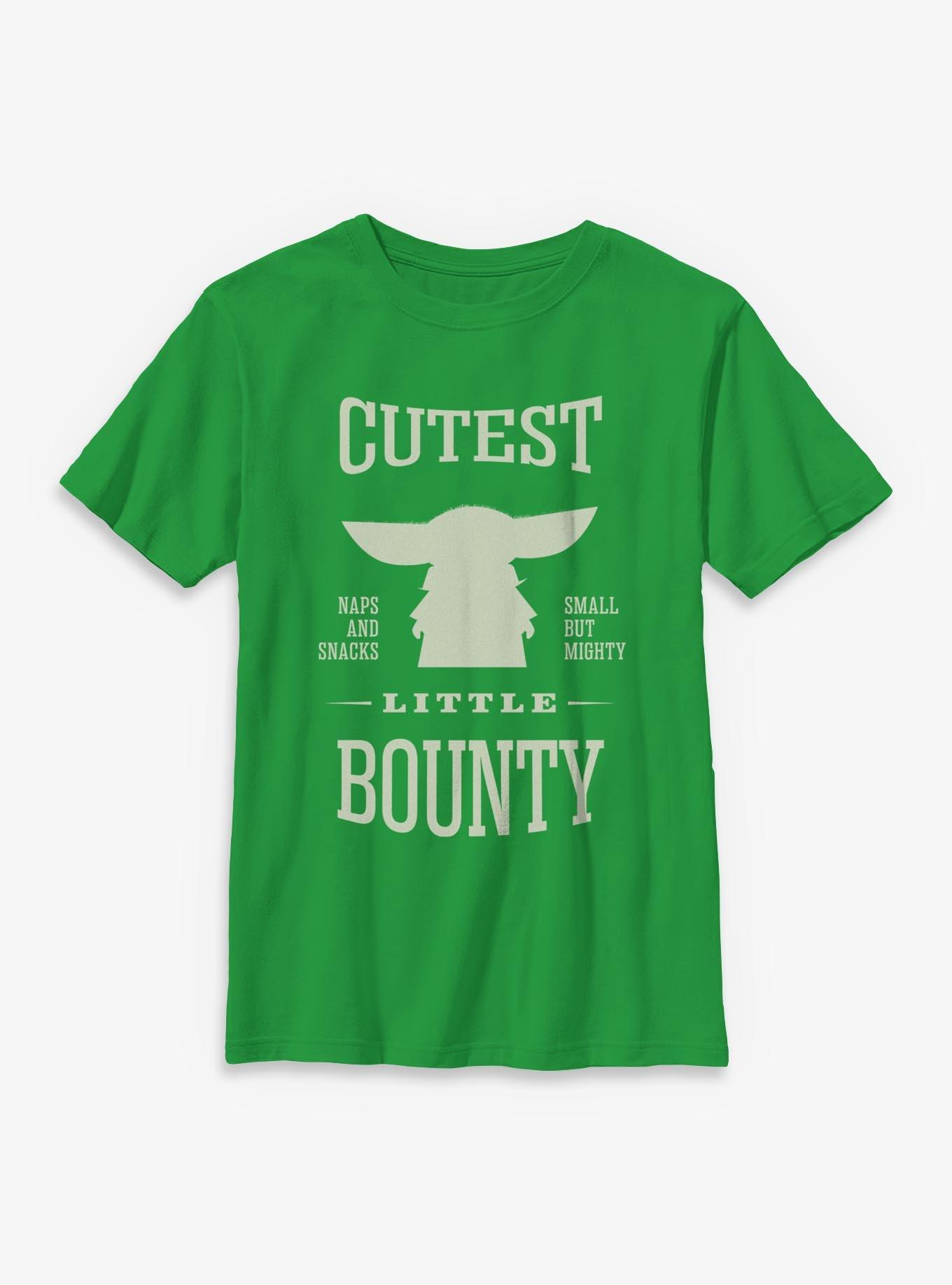 Star Wars: The Mandalorian And Grogu Cutest Little Bounty Grogu Silhouette Youth T-Shirt, , hi-res