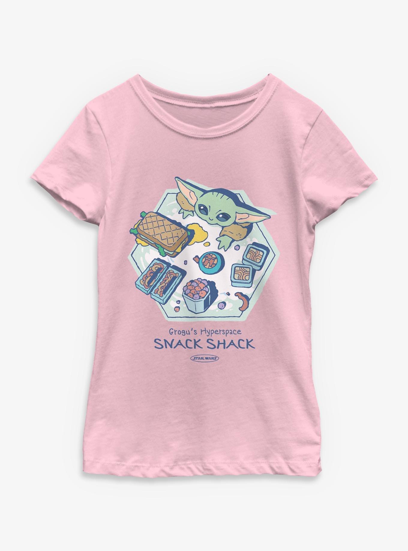 Star Wars: The Mandalorian And Grogu Grogu's Hyperspace Snack Shack Youth Girls T-Shirt, , hi-res