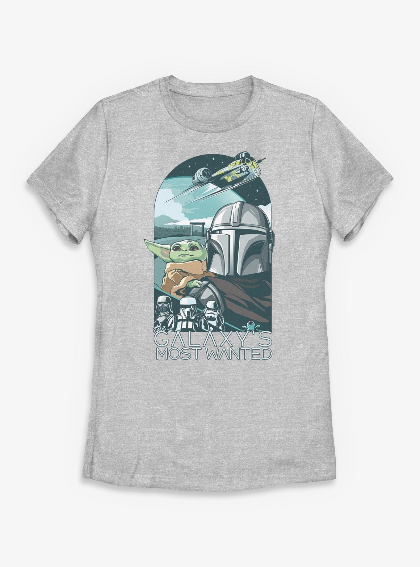 Star Wars: The Mandalorian And Grogu Galaxy's Most Wanted Womens T-Shirt, , hi-res