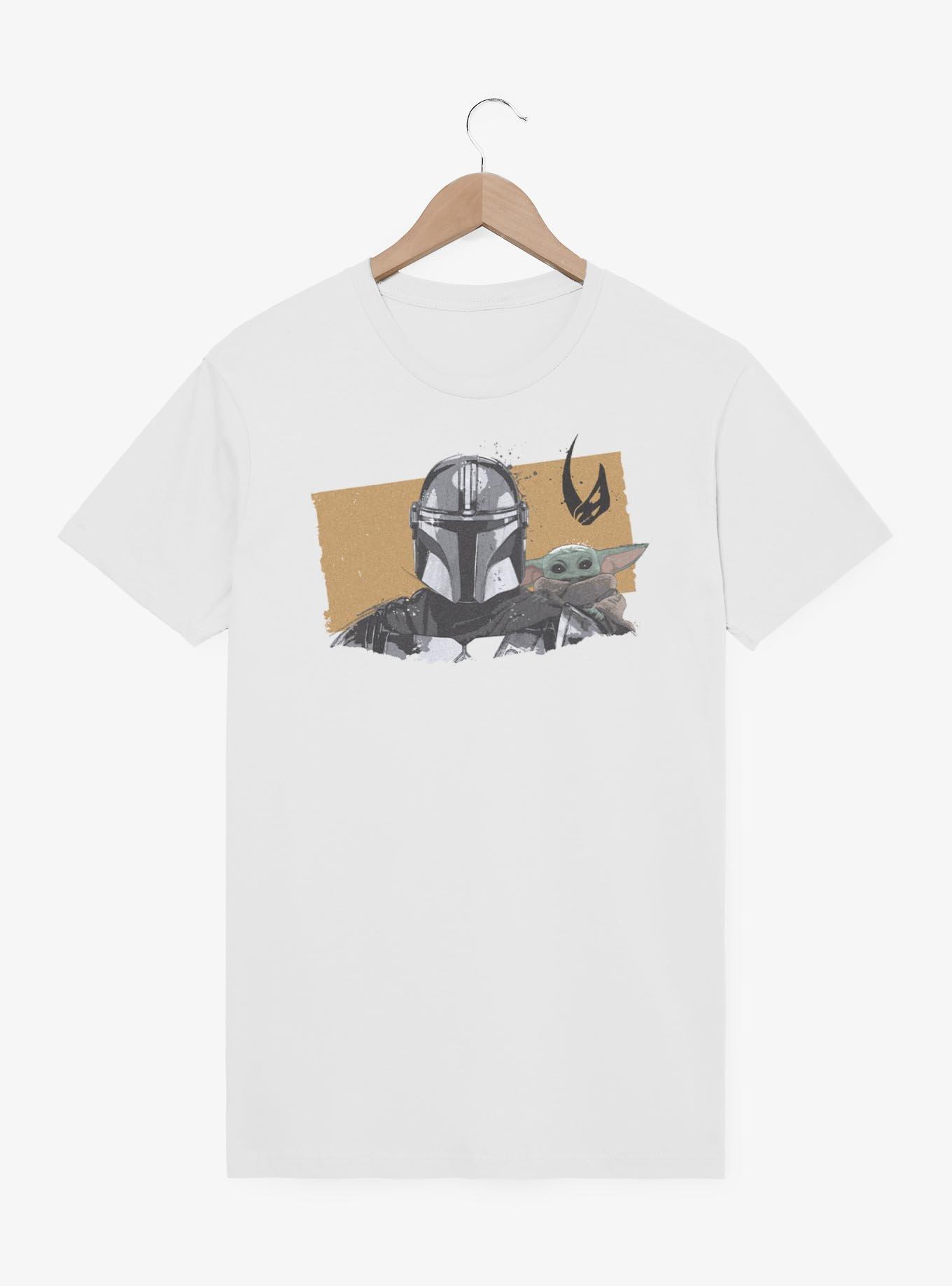 Star Wars: The Mandalorian And Grogu Mandalorian & Grogu Front Portrait T-Shirt, , hi-res