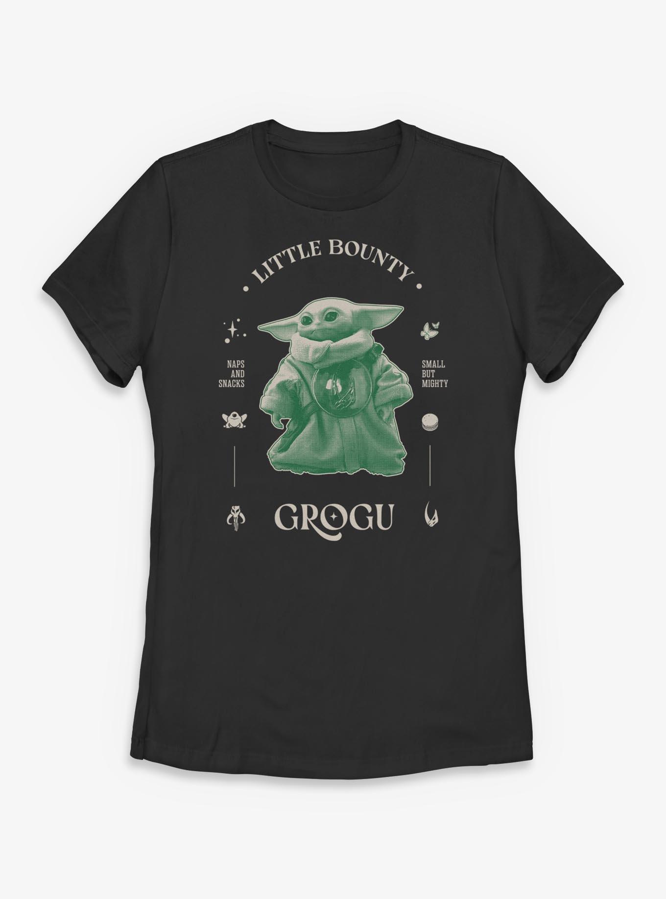 Star Wars: The Mandalorian And Grogu Little Bounty Grogu Profile Womens T-Shirt, , hi-res