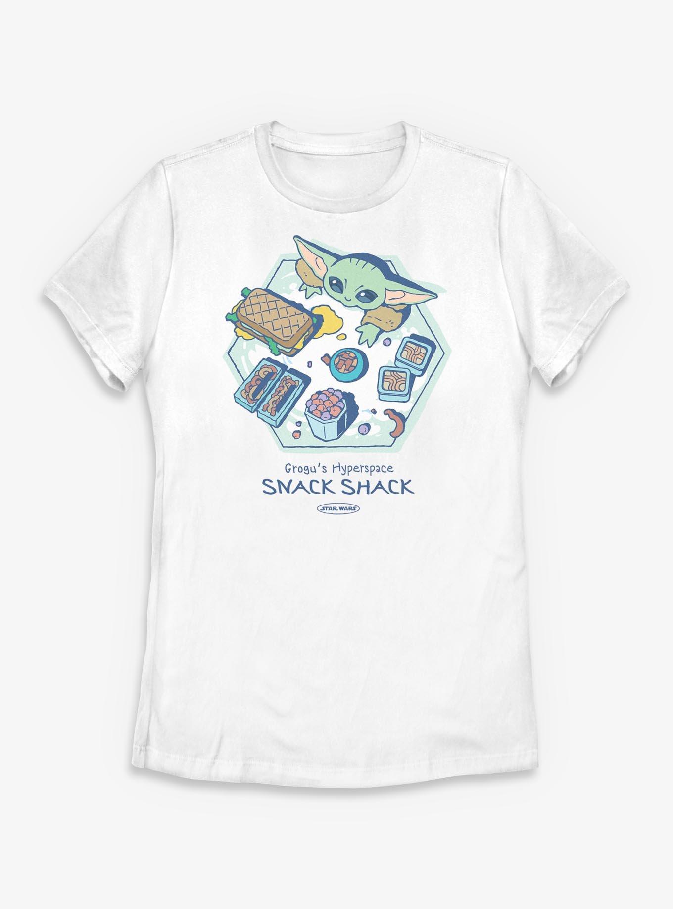 Star Wars: The Mandalorian And Grogu Grogu's Hyperspace Snack Shack Womens T-Shirt, , hi-res