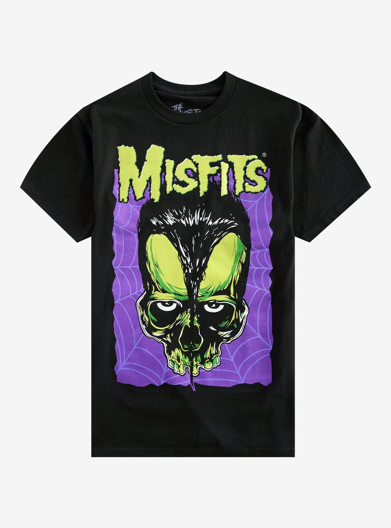 Misfits Devilock Skull T-Shirt, , hi-res
