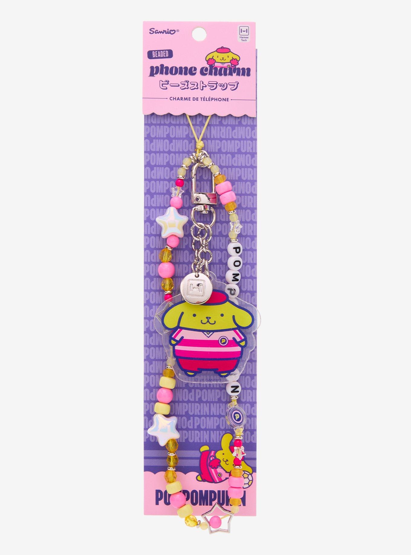 Pompompurin Soccer Bead Phone Charm, , hi-res