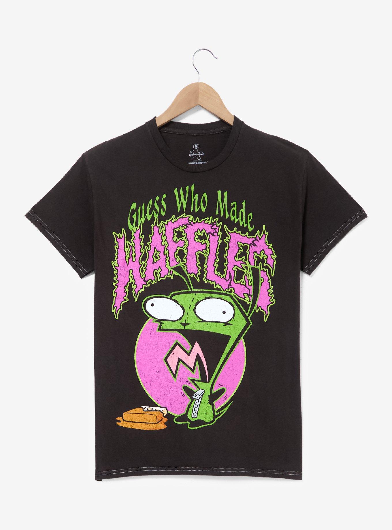 Invader Zim GIR Guess Who Made Waffles Mineral Wash T-Shirt - BoxLunch Exclusive
