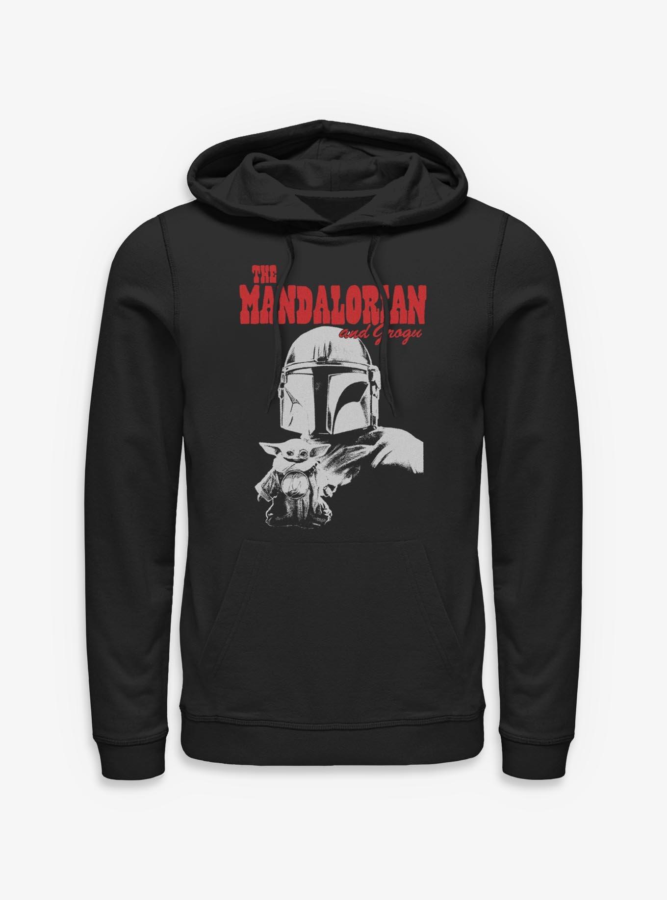 Star Wars: The Mandalorian And Grogu The Mandalorian & Grogu Duo Hunters Hoodie Box Lunch Exclusive, , hi-res